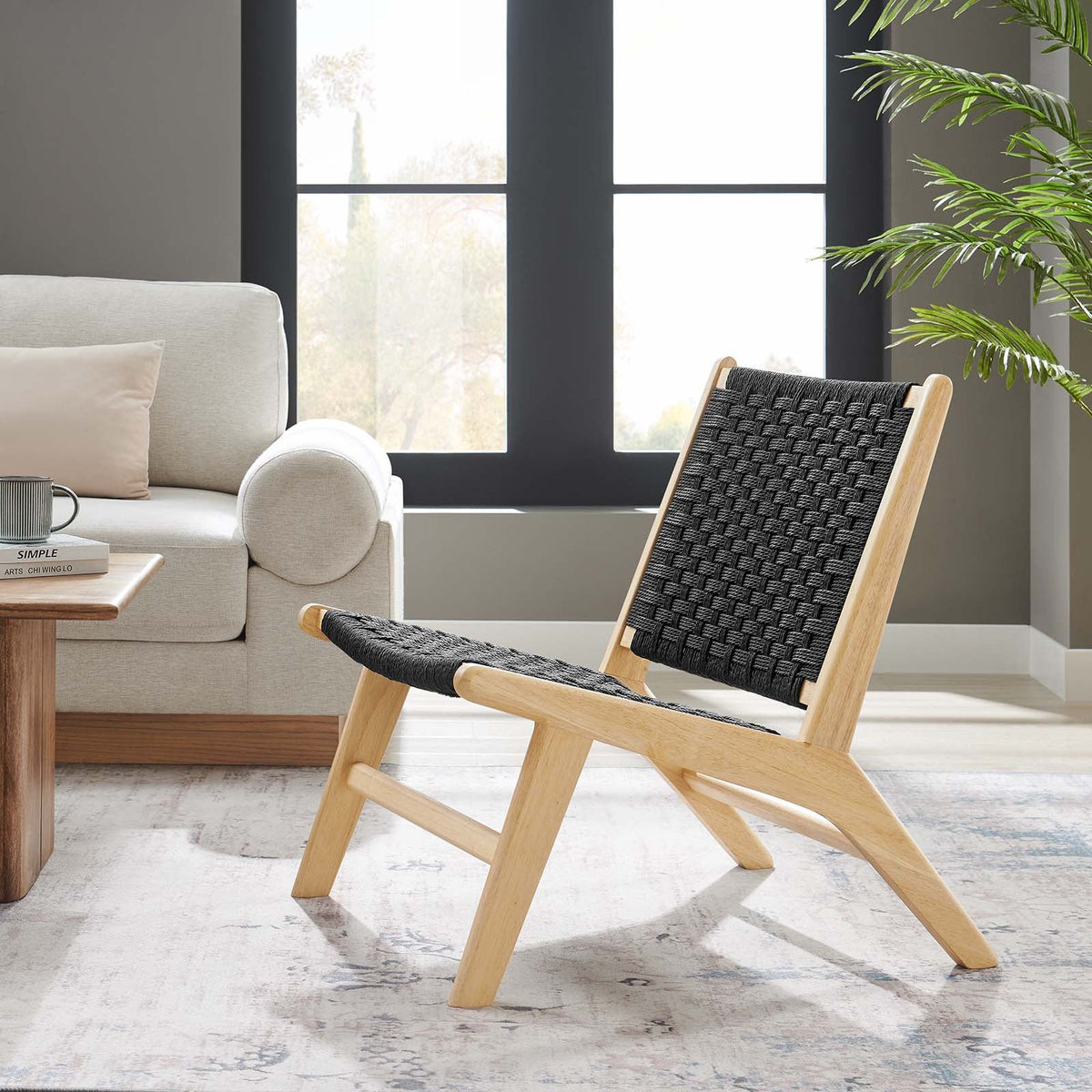 Saoirse Woven Rope Lounge Chair