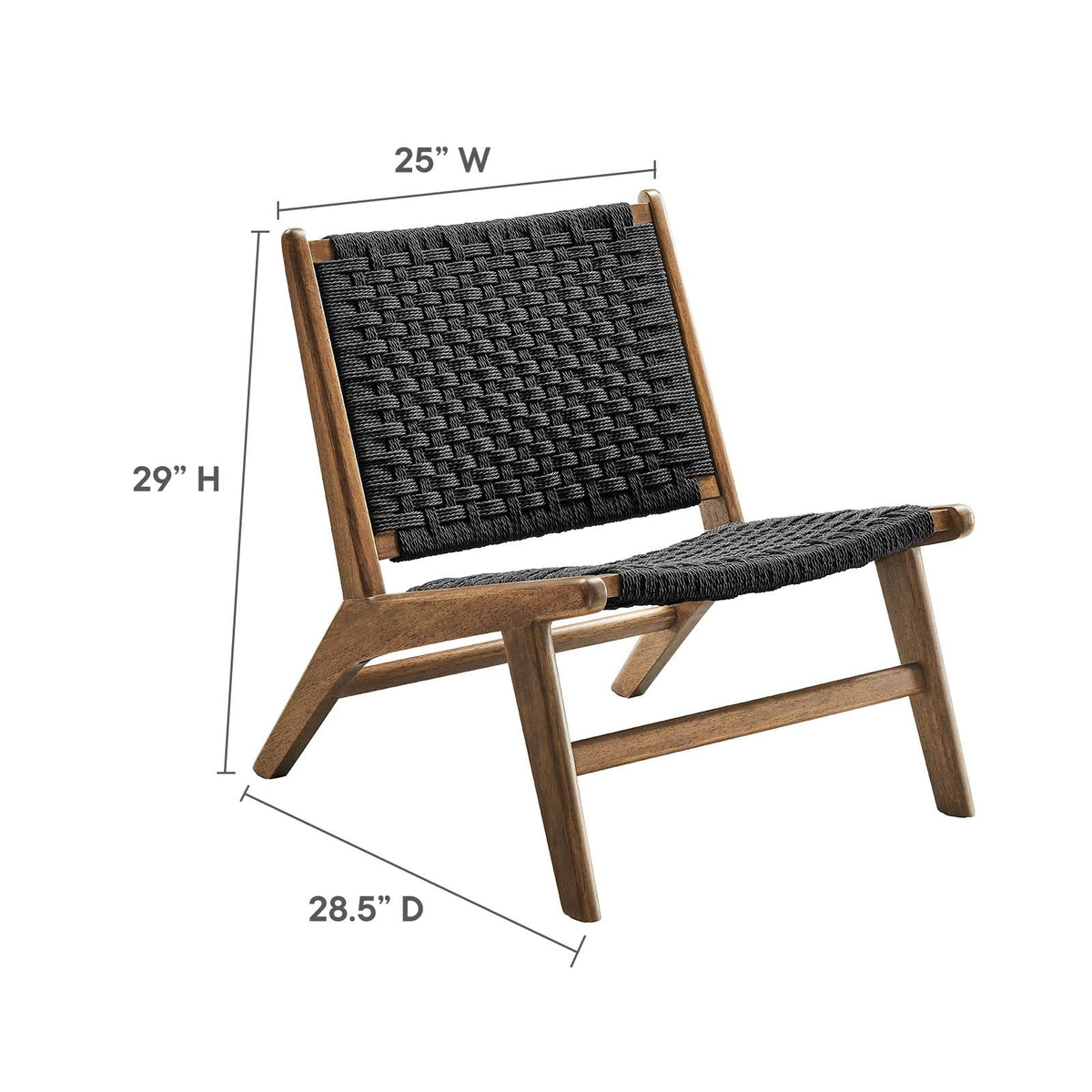 Saoirse Woven Rope Lounge Chair