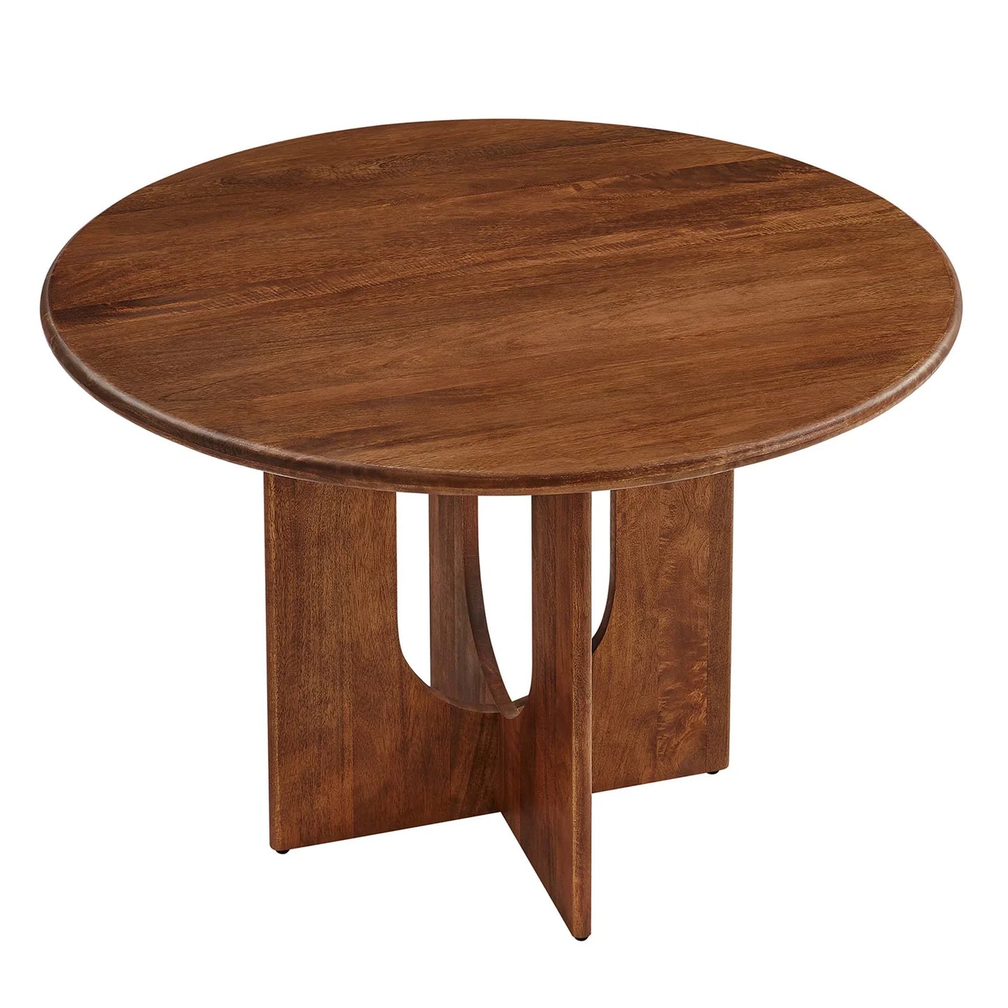 Rivian 48" Mango Wood Dining Table – Stylish and Durable Mid-Century Modern Table for Contemporary Dining Spaces