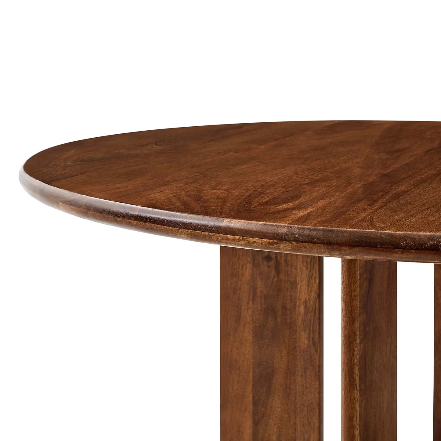 Rivian 48" Mango Wood Dining Table – Stylish and Durable Mid-Century Modern Table for Contemporary Dining Spaces