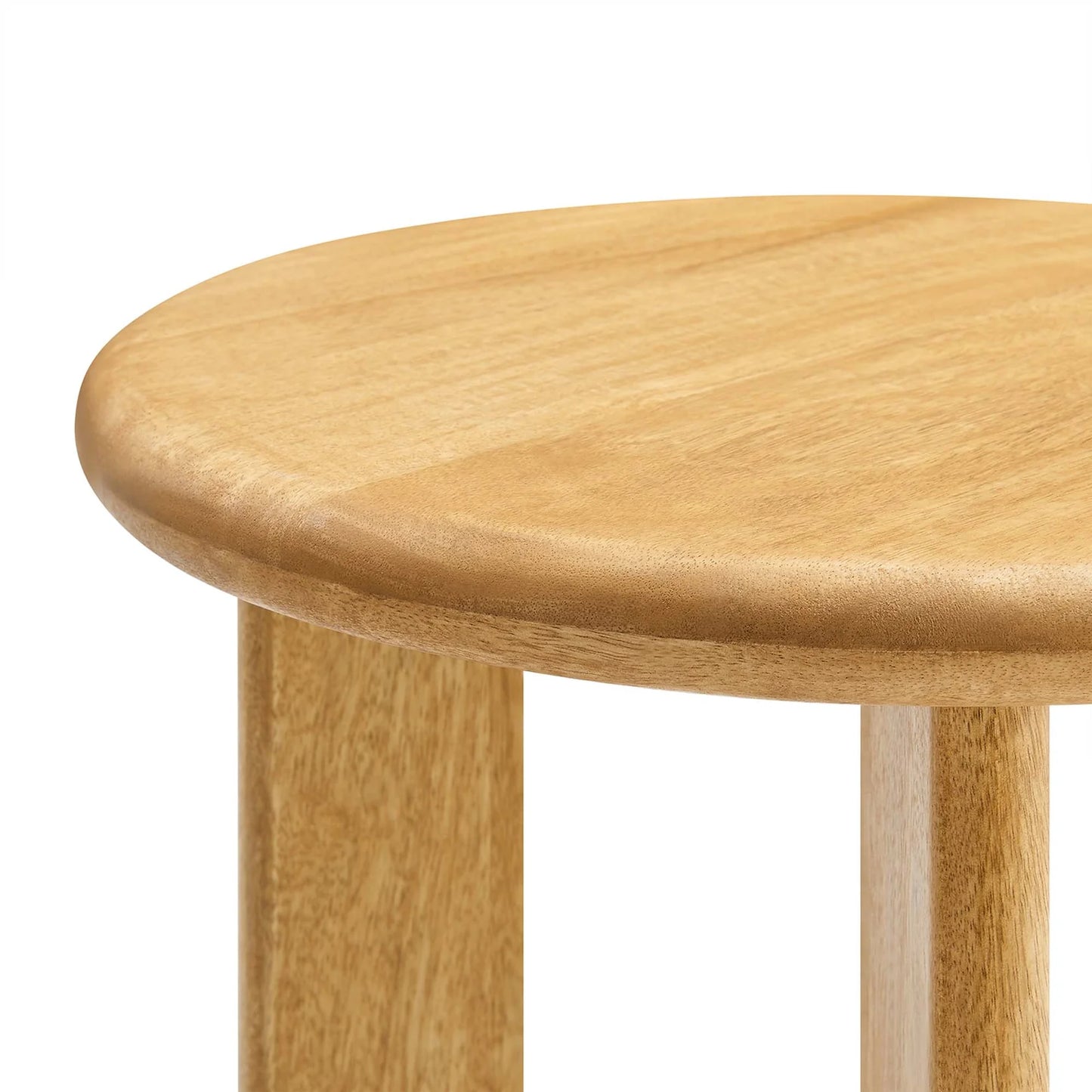 Rivian Elegant Mid-Century Modern Round Side Table with Arched Pedestal Base β Stylish Accent for Living Rooms and Bedrooms