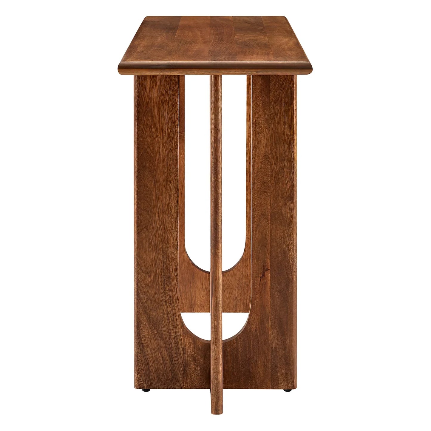 Rivian 46" Console Table – Modern Mid-Century Solid Mango Wood Accent for Contemporary Living Spaces