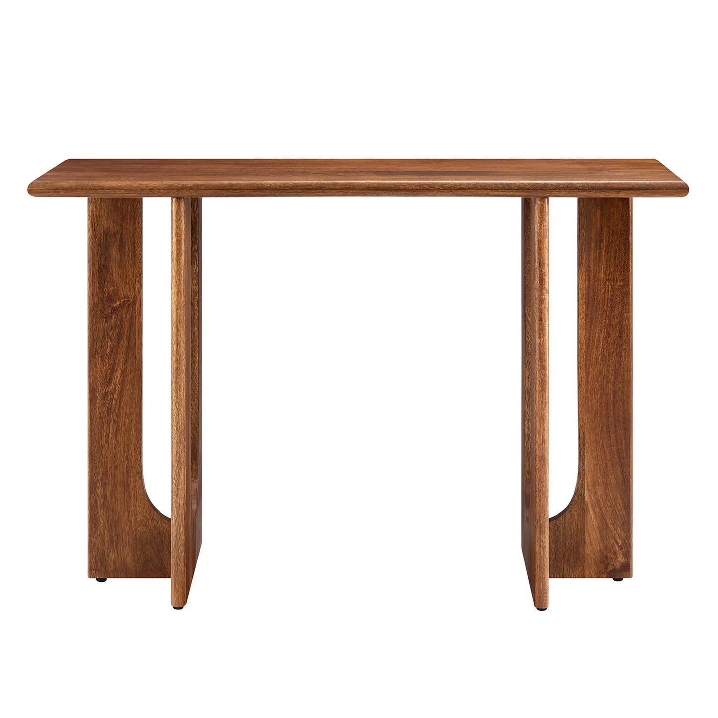 Rivian 46" Console Table – Modern Mid-Century Solid Mango Wood Accent for Contemporary Living Spaces