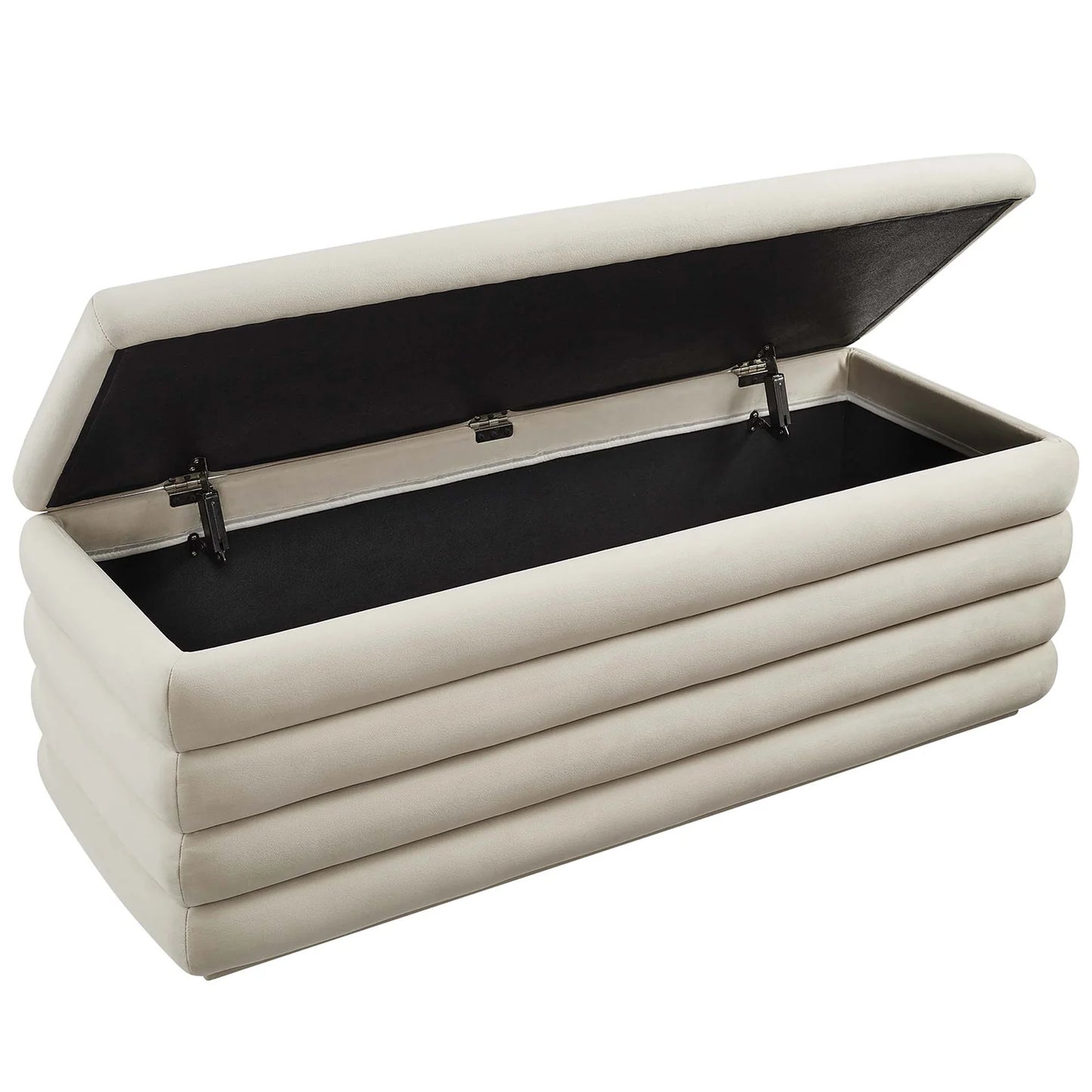 Mezzo Luxurious Velvet Storage Bench – Featuring Elegant Tufted Detail, Plush Velvet Upholstery and a Spacious Interior for Stylish and Practical Storage Solutions