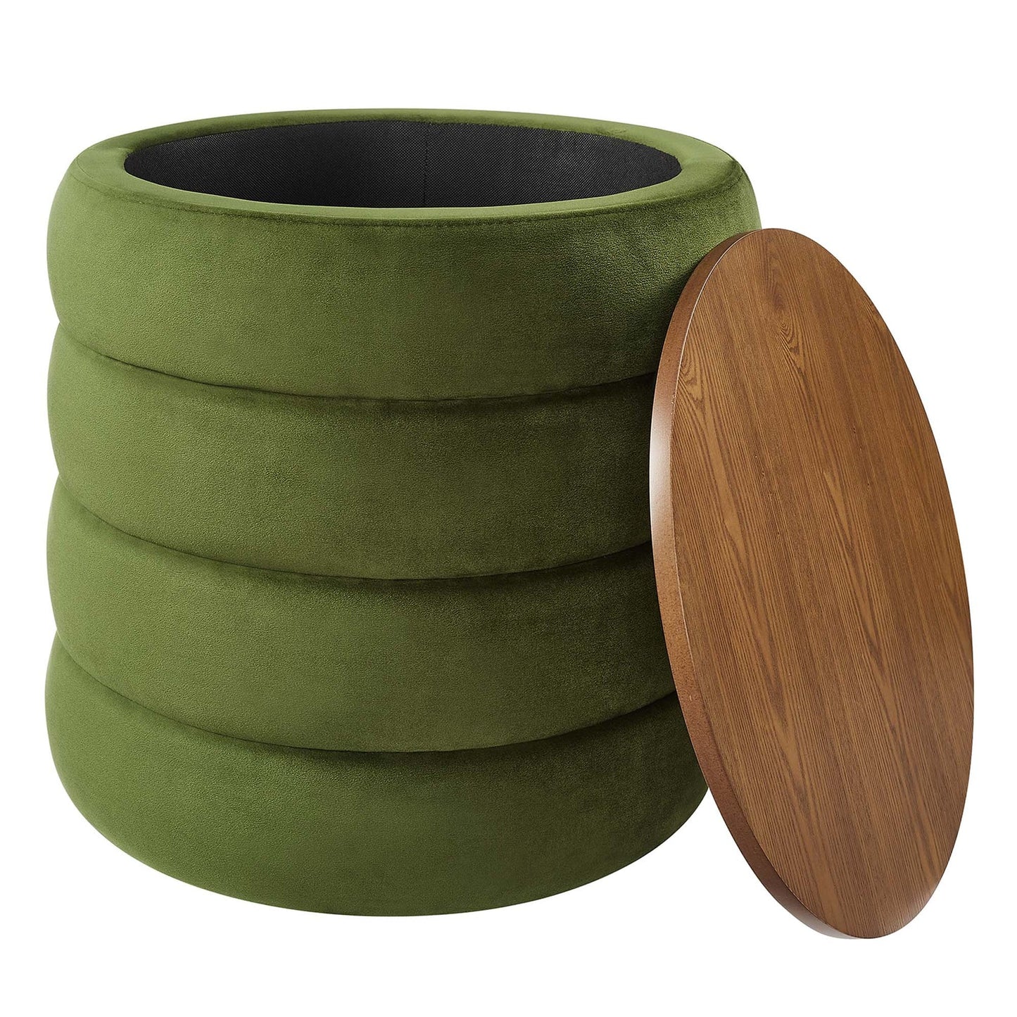 Mezzo Velvet Ottoman with Storage – Stylish and Functional Accent Piece for Modern Living Spaces
