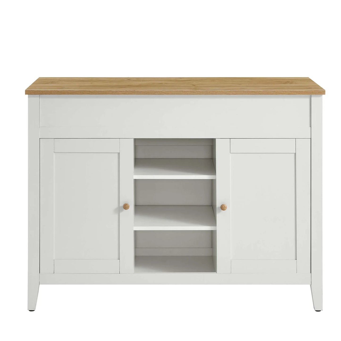 Garland Kitchen Island with Butcher Block Top – Functional and Stylish Addition for Modern Kitchens