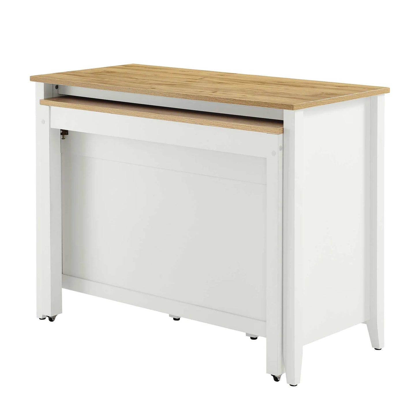 Farmstead Kitchen Island in Oak White – Stylish and Functional Storage Solution for Modern Kitchens