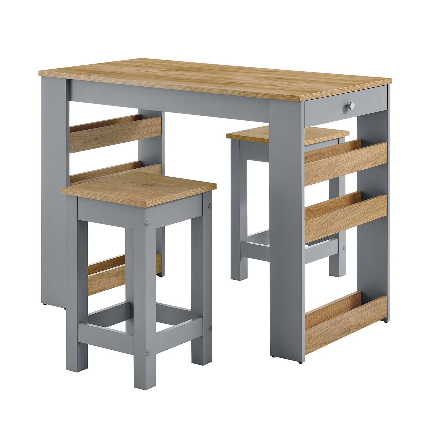 Galley 3-Piece Kitchen Island Set with Stools – Functional and Stylish Dining Solution for Modern Kitchens