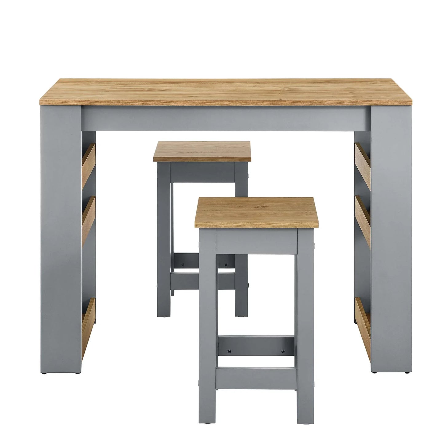 Galley 3-Piece Kitchen Island Set with Stools – Functional and Stylish Dining Solution for Modern Kitchens