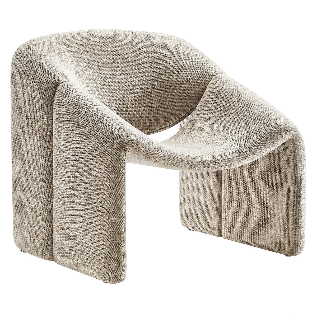 Vivi Chenille Upholstered Barrel Chair
