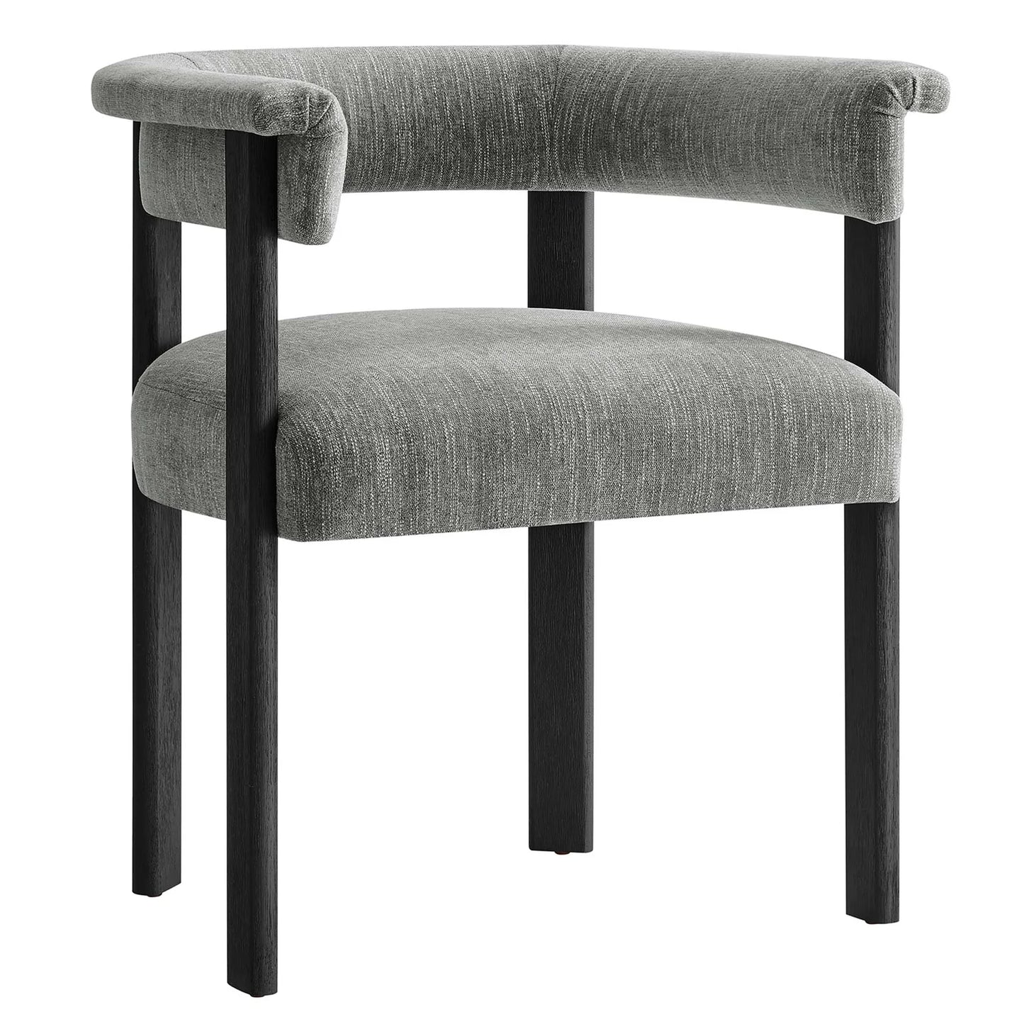 Imogen Barrel Back Dining Chairs – Comfortable foam-padded seats with a modern barrel back design, set of 2.