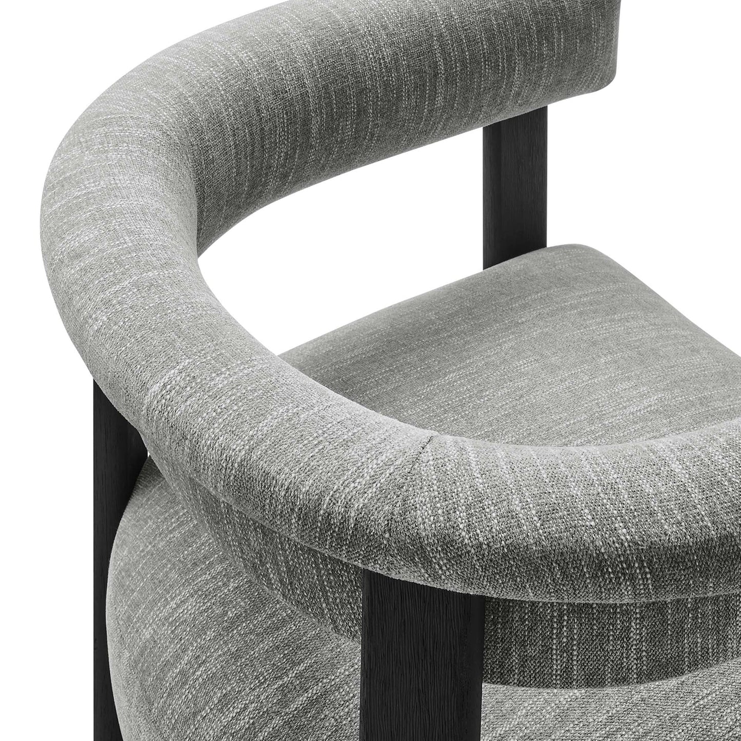 Imogen Barrel Back Dining Chairs – Comfortable foam-padded seats with a modern barrel back design, set of 2.
