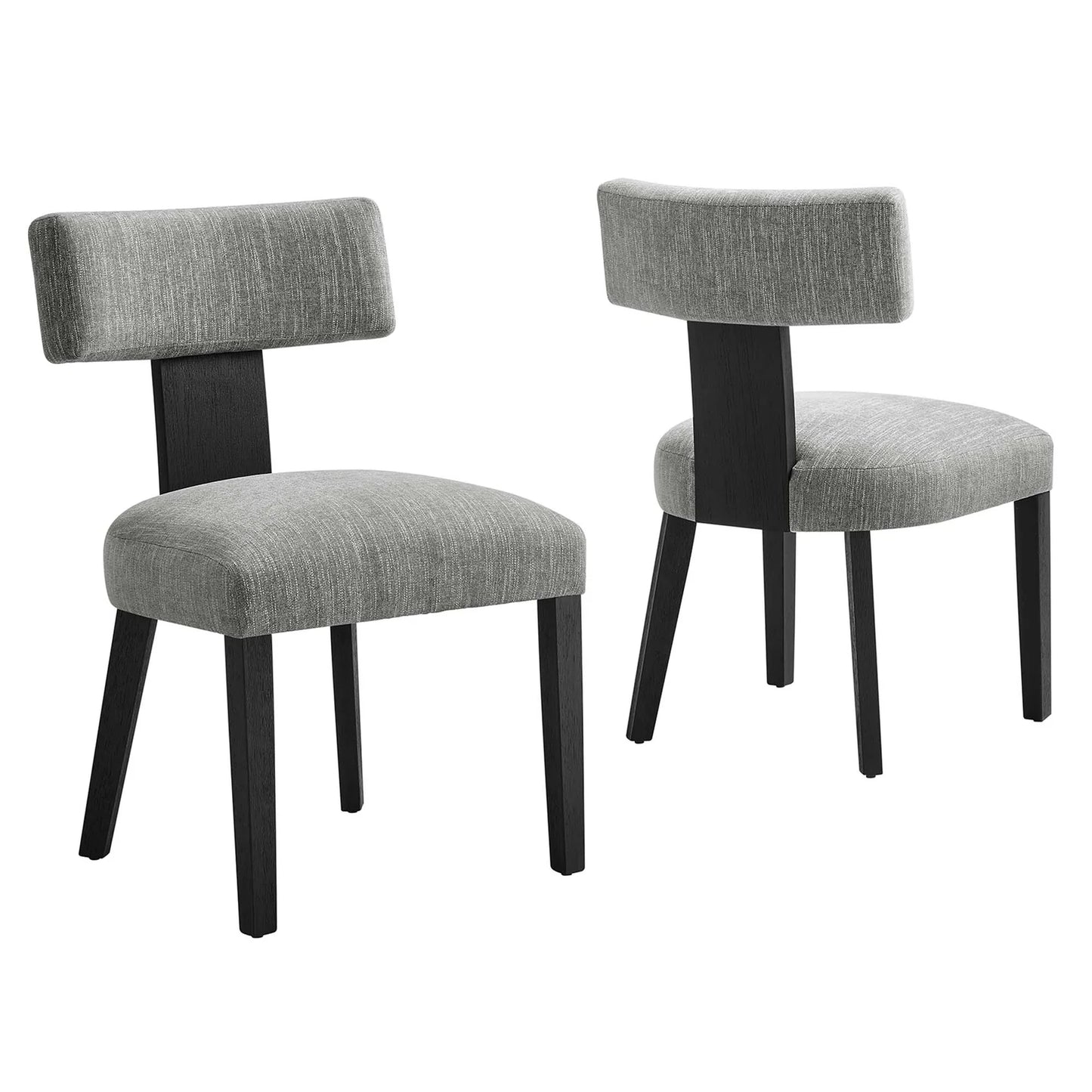 Nalani Modern Armless Dining Chairs with Solid Wood Legs, Foam Padding β Set of 2 Stylish and Comfortable Seating for Contemporary Dining Spaces