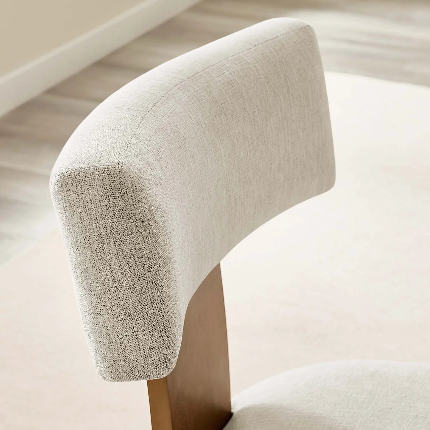 Nalani Modern Armless Dining Chairs with Solid Wood Legs, Foam Padding β Set of 2 Stylish and Comfortable Seating for Contemporary Dining Spaces