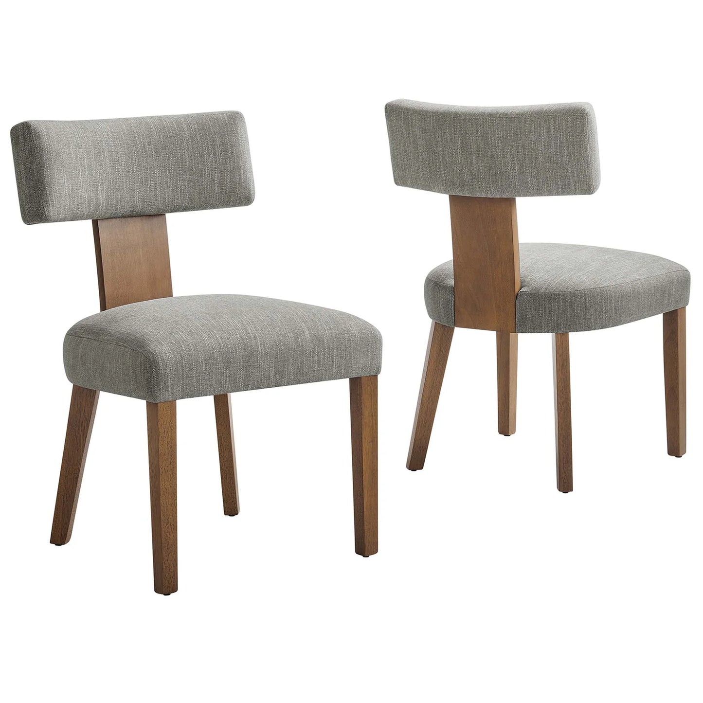 Nalani Modern Armless Dining Chairs with Solid Wood Legs, Foam Padding β Set of 2 Stylish and Comfortable Seating for Contemporary Dining Spaces