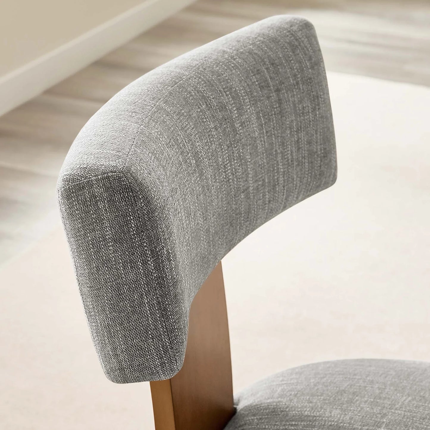 Nalani Modern Armless Dining Chairs with Solid Wood Legs, Foam Padding β Set of 2 Stylish and Comfortable Seating for Contemporary Dining Spaces