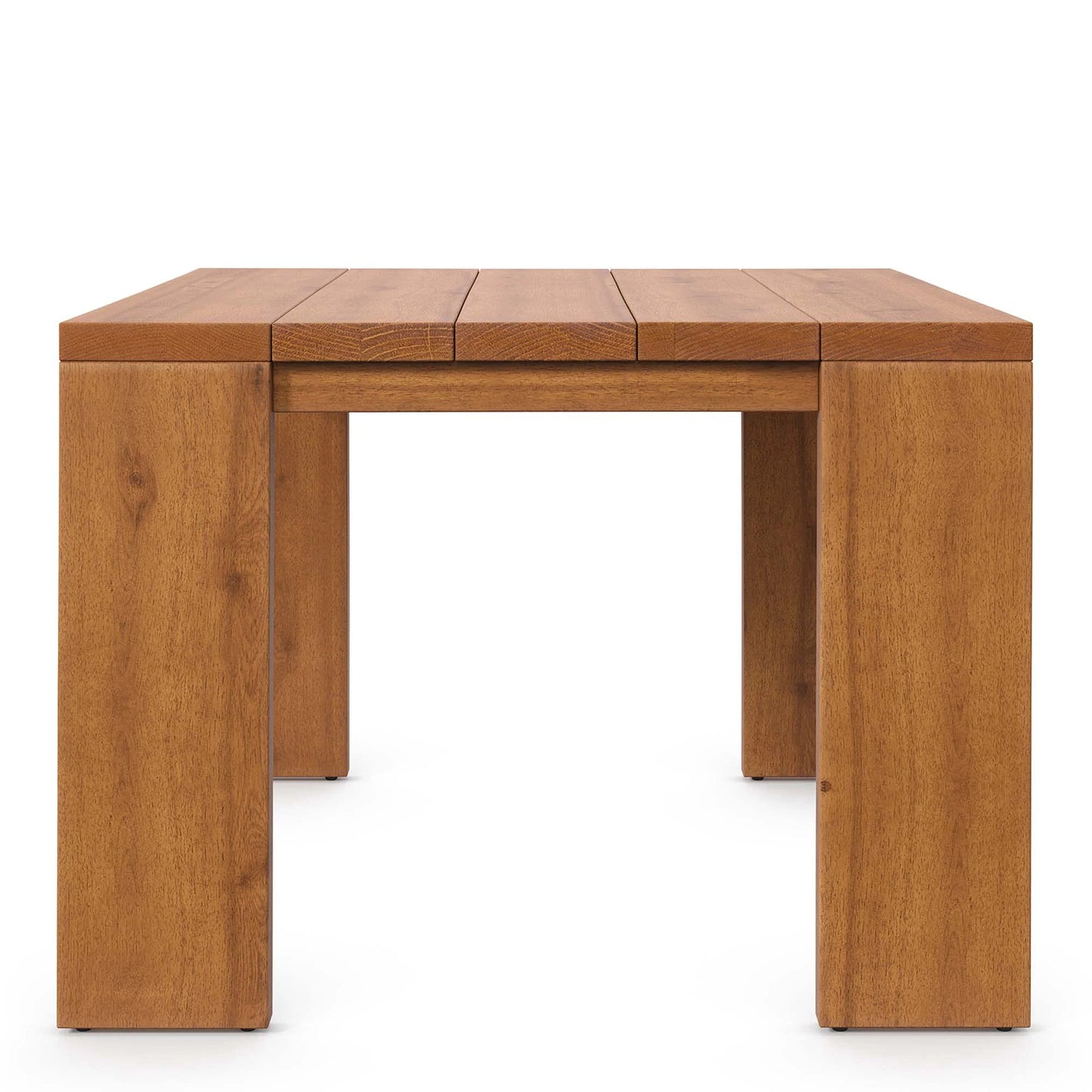 Tahoe Outdoor Patio Acacia Wood Side Table in Natural – Weather-Resistant End Table
