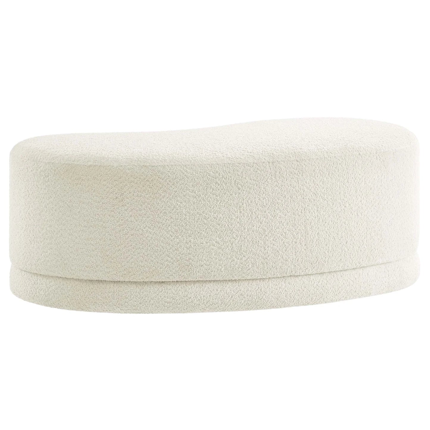 Nimbus 48" Chenille Ottoman Bench – Soft and Stylish Accent Piece for Modern Living Spaces