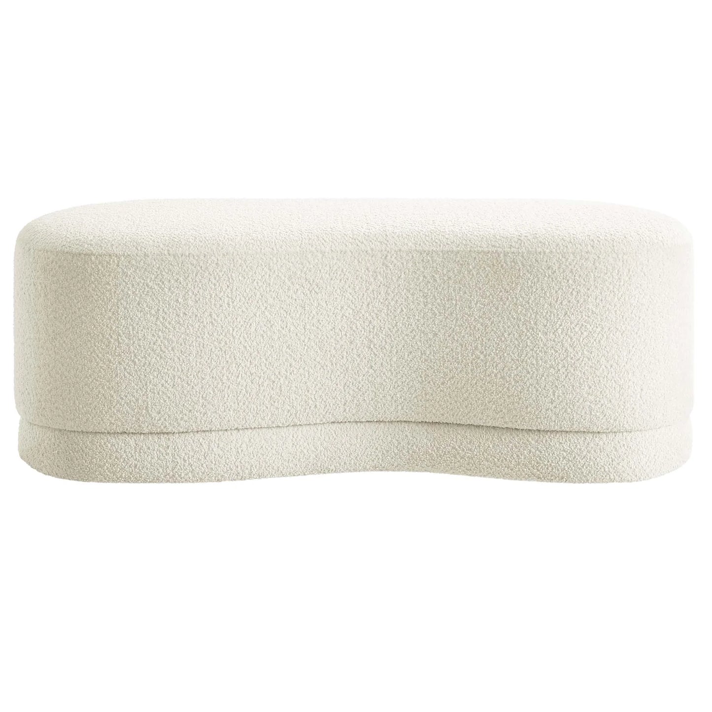 Nimbus 48" Chenille Ottoman Bench – Soft and Stylish Accent Piece for Modern Living Spaces