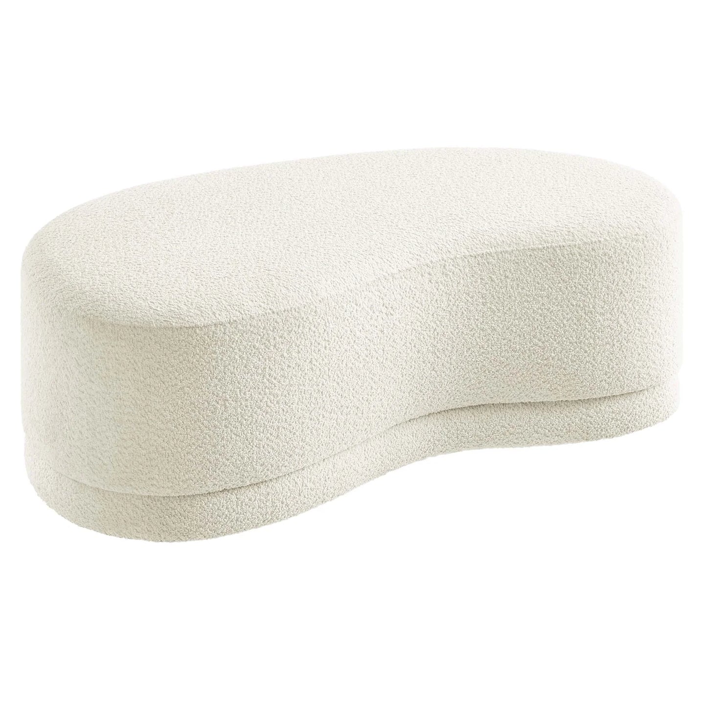 Nimbus 48" Chenille Ottoman Bench – Soft and Stylish Accent Piece for Modern Living Spaces