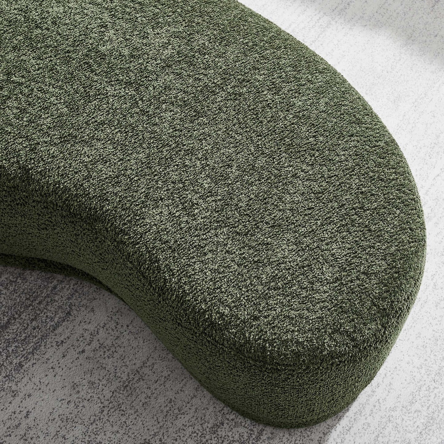 Nimbus 48" Chenille Ottoman Bench – Soft and Stylish Accent Piece for Modern Living Spaces