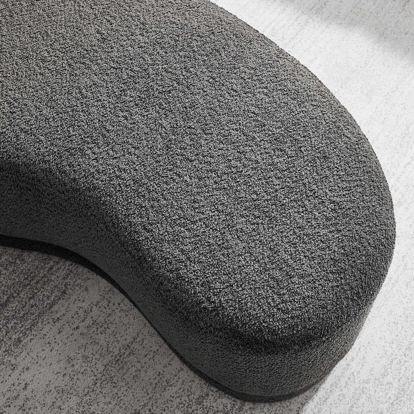 Nimbus 48" Chenille Ottoman Bench – Soft and Stylish Accent Piece for Modern Living Spaces