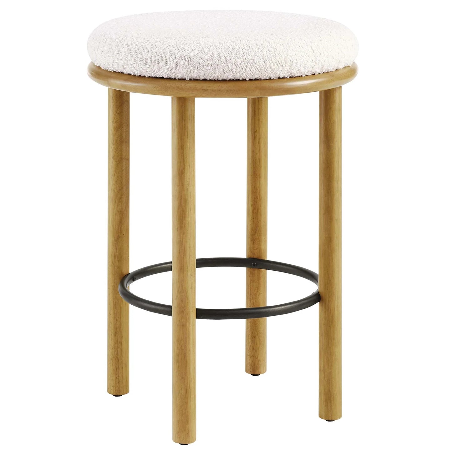 Fable Modern Boucle Fabric 26-Inch Counter Stools – Stylish and Comfortable Seating for Contemporary Kitchens and Bars
