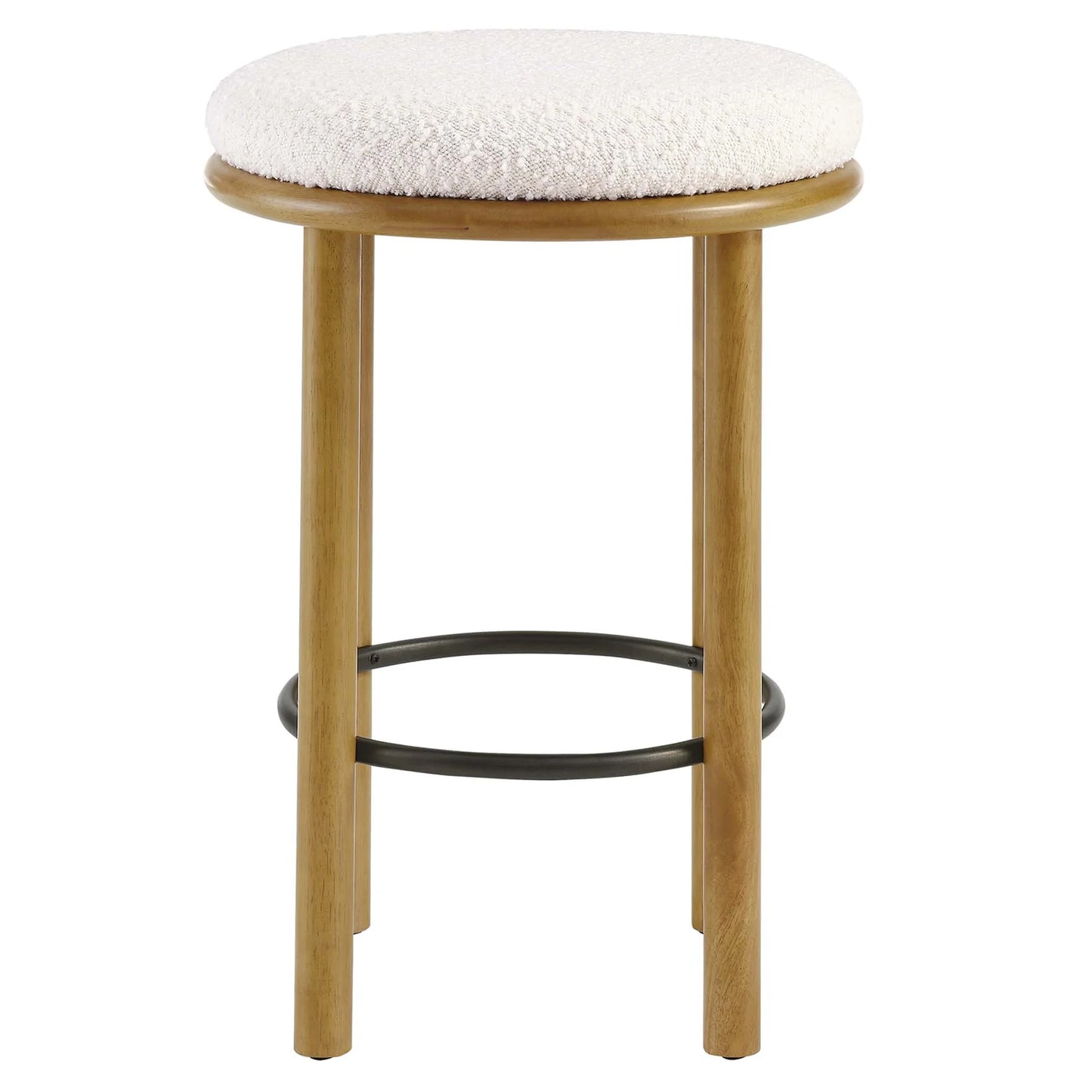 Fable Modern Boucle Fabric 26-Inch Counter Stools – Stylish and Comfortable Seating for Contemporary Kitchens and Bars