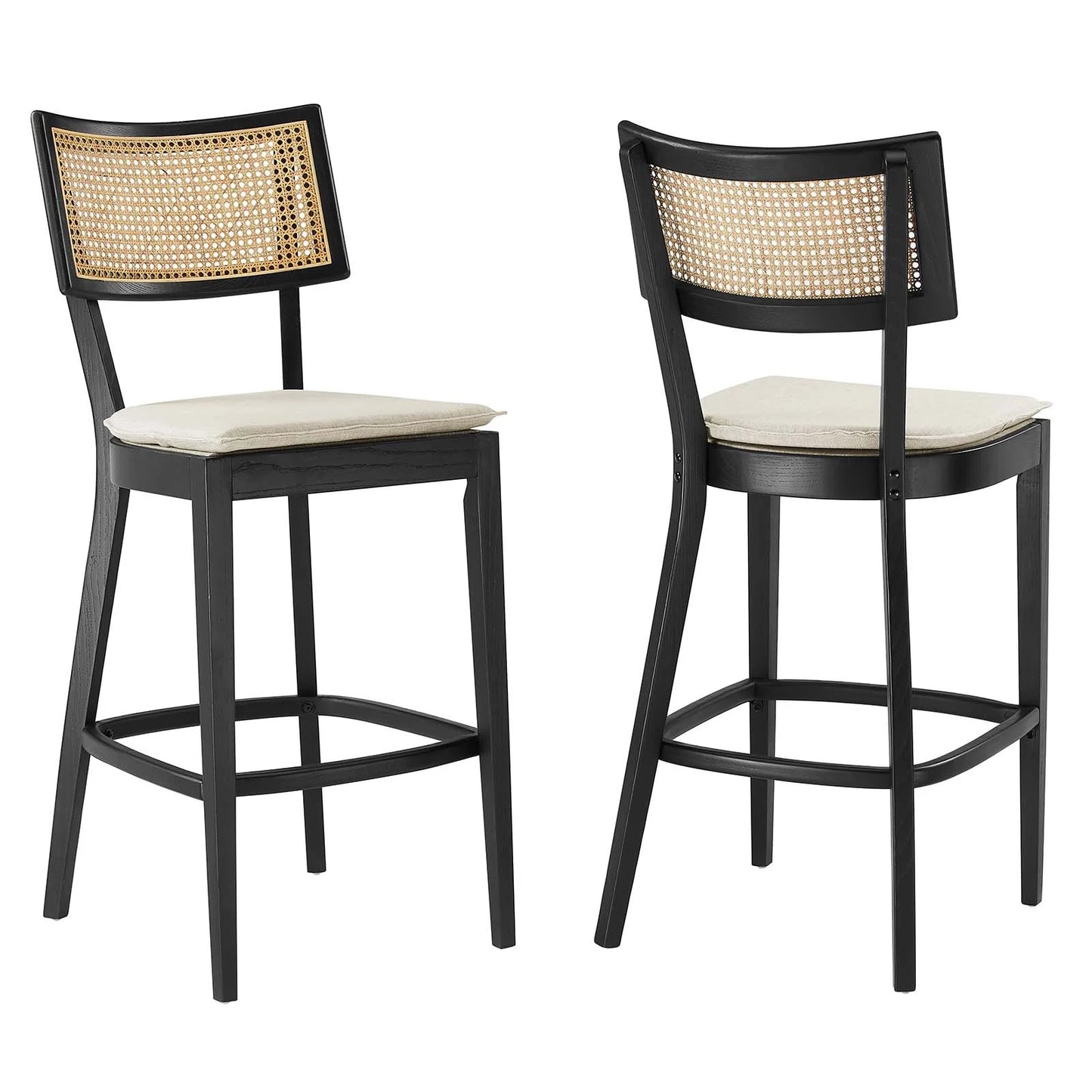Caledonia Wood Bar Stools - Set of 2 for Stylish and Durable Seating Solutions