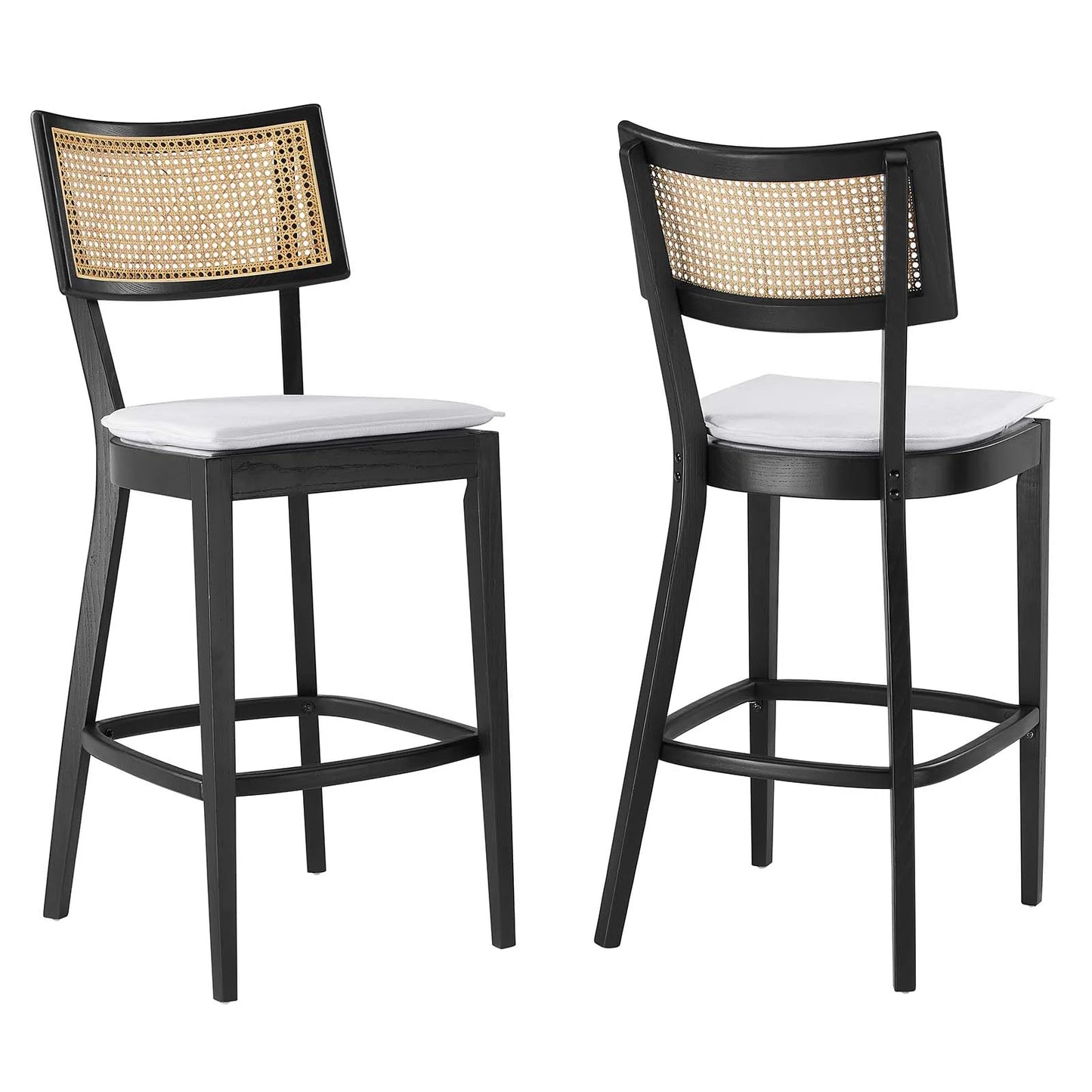 Caledonia Wood Bar Stools Set of 2 β Stylish and Durable Seating Solutions