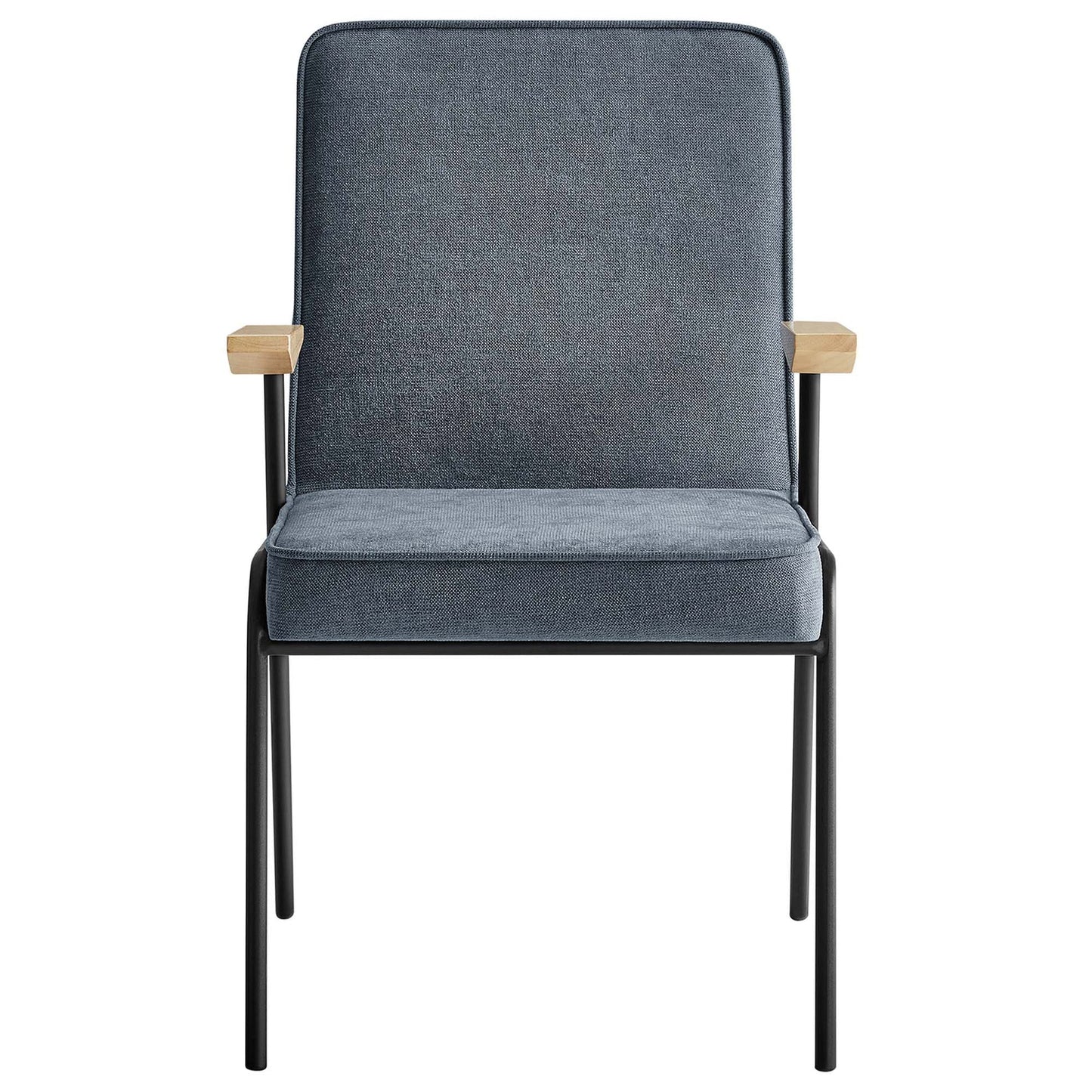 Vista Dining Armchair: Mid-Century Style with Foam Padding & Wood Arms β Comfortable and Stylish Seating for Modern Dining Spaces