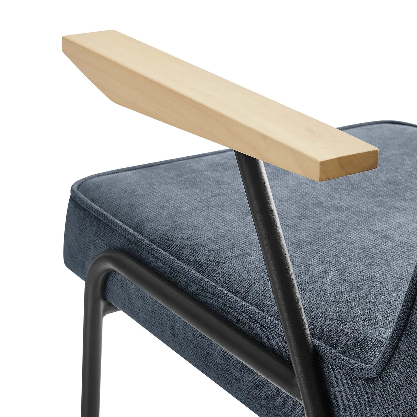 Vista Dining Armchair: Mid-Century Style with Foam Padding & Wood Arms β Comfortable and Stylish Seating for Modern Dining Spaces
