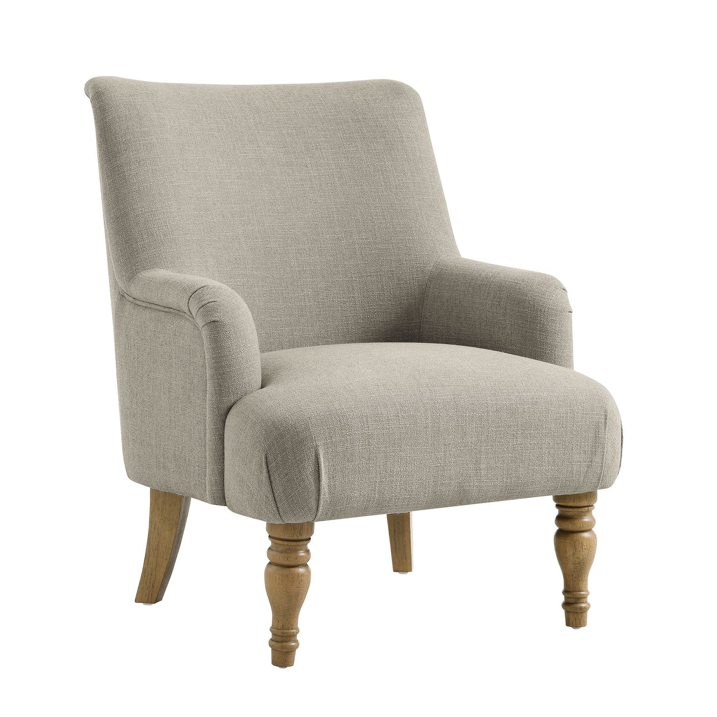 Ellington Fabric Upholstered Accent Armchair – Elegant and Comfortable Chair for Modern Living Spaces