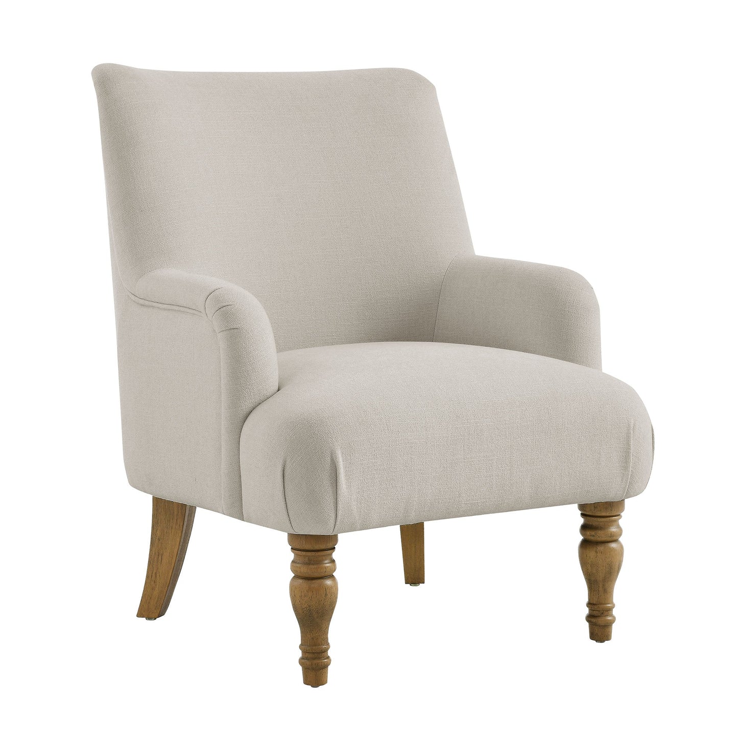 Ellington Fabric Upholstered Accent Armchair – Elegant and Comfortable Chair for Modern Living Spaces