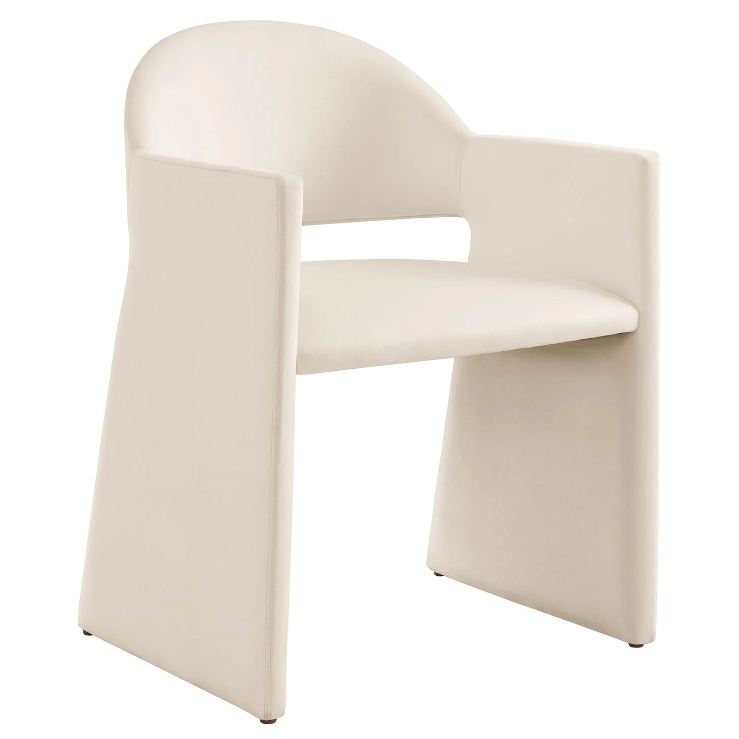 Talia Performance Velvet Dining Armchair – Elegant and Durable Upholstered Chair for Modern Dining Spaces