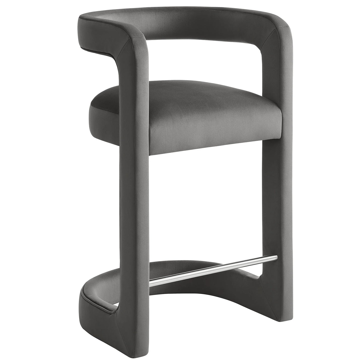Winslow Performance Velvet Counter Stool – Elegant and Durable Bar Stool for Modern Kitchens