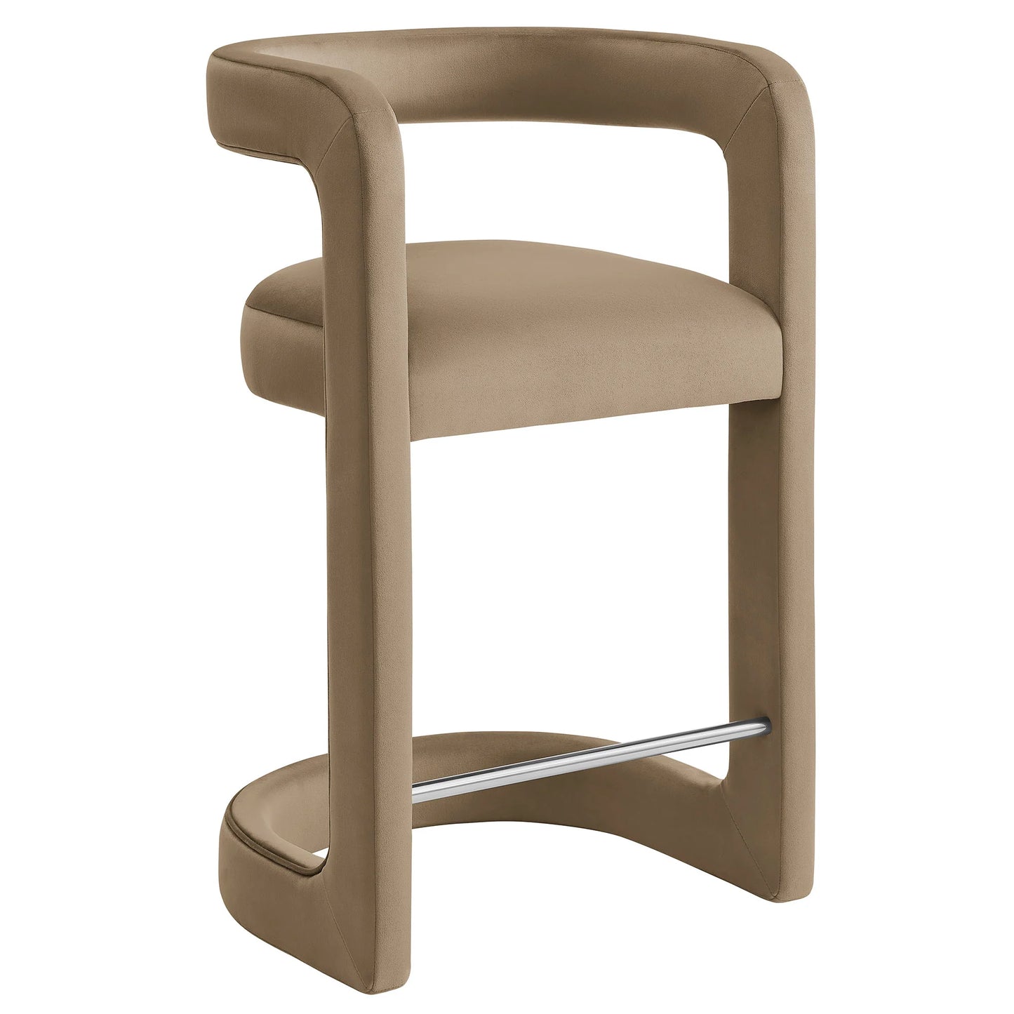 Winslow Performance Velvet Counter Stool – Elegant and Durable Bar Stool for Modern Kitchens