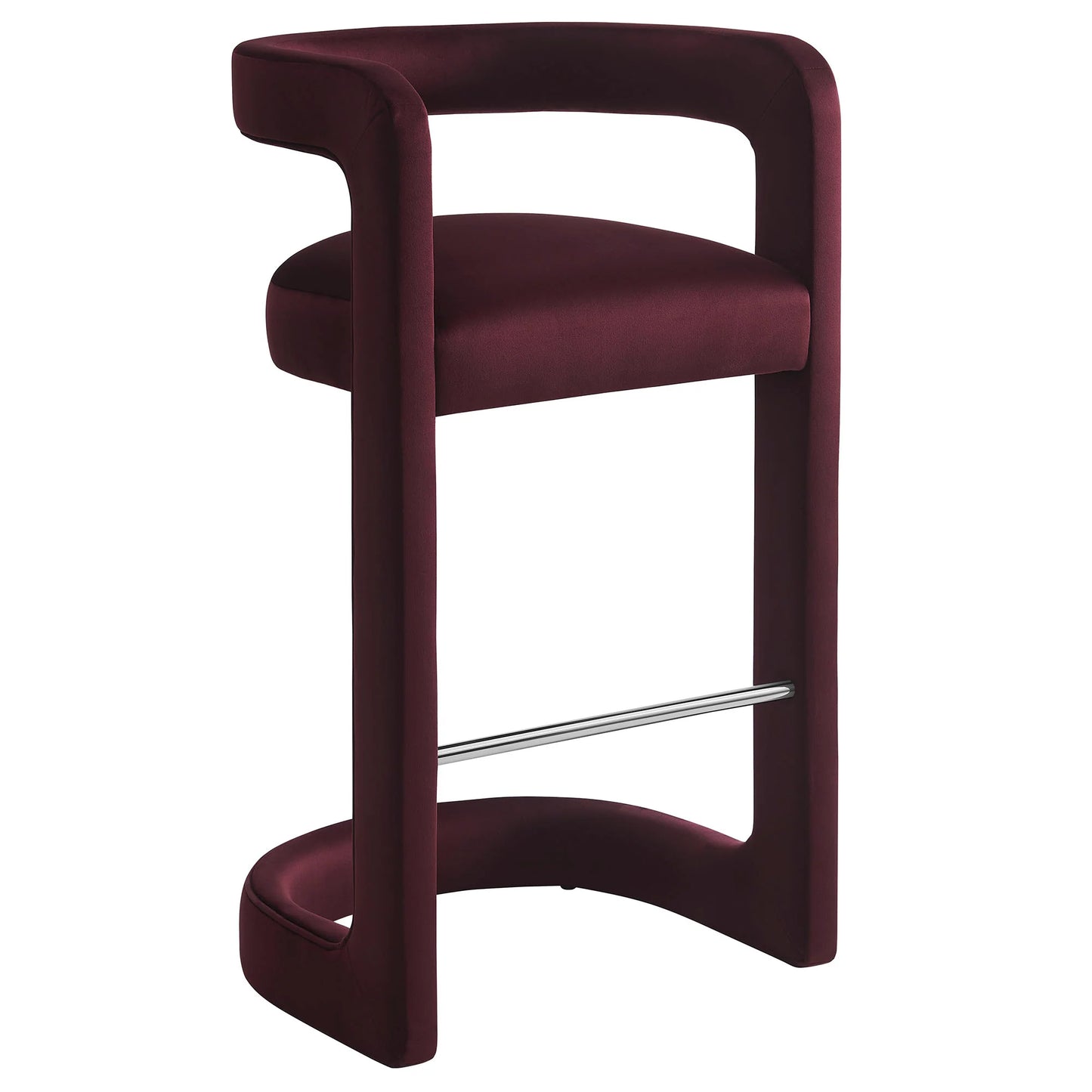 Winslow Performance Velvet Bar Stool – Stylish and Durable Velvet Stool for Contemporary Bars and Kitchens