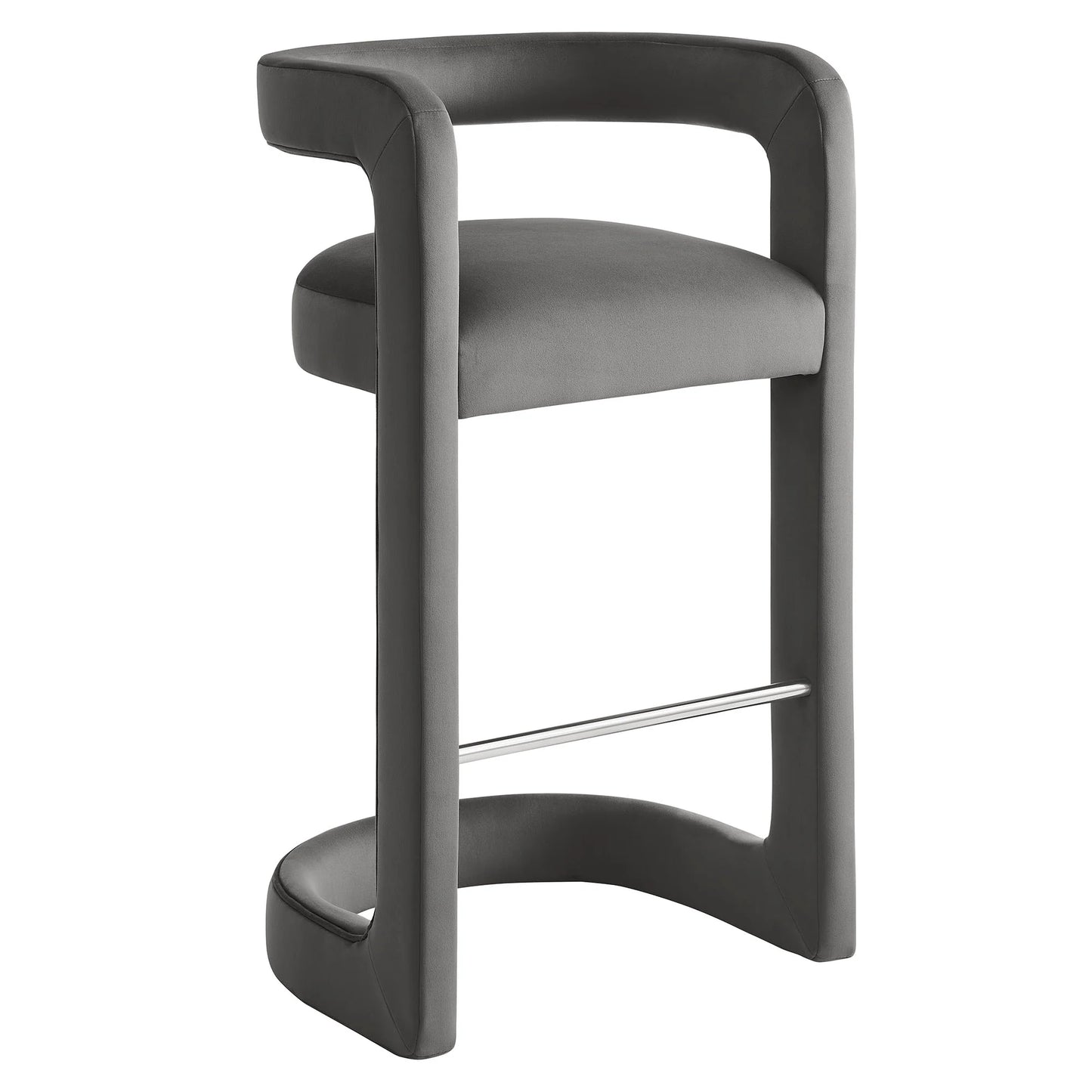Winslow Performance Velvet Bar Stool – Stylish and Durable Velvet Stool for Contemporary Bars and Kitchens