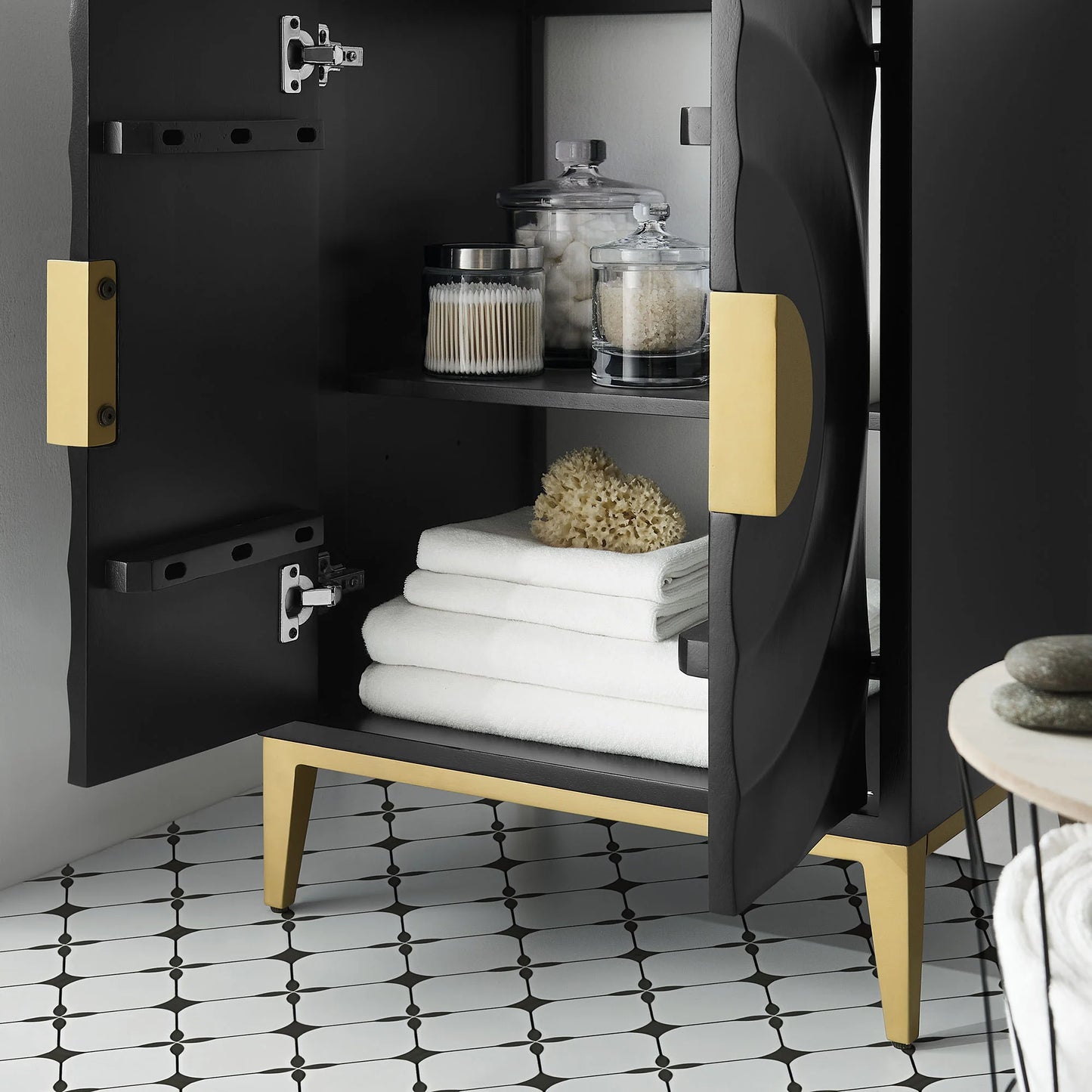 Beau 24" Wood Bathroom Vanity with Basin – Compact and Stylish Sink Cabinet for Modern Bathrooms
