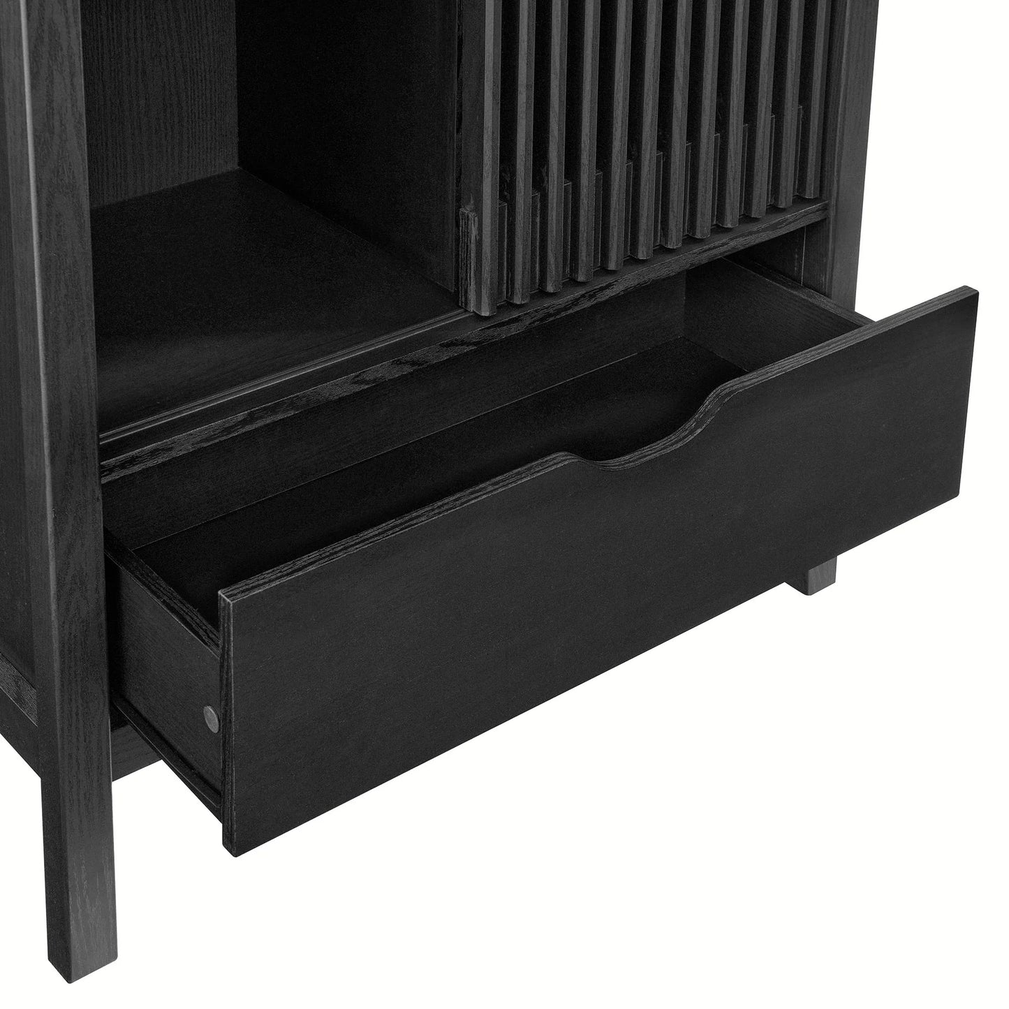 Vaughn 71" Arched Storage Display Cabinet – Elegant and Spacious Storage Solution for Modern Homes