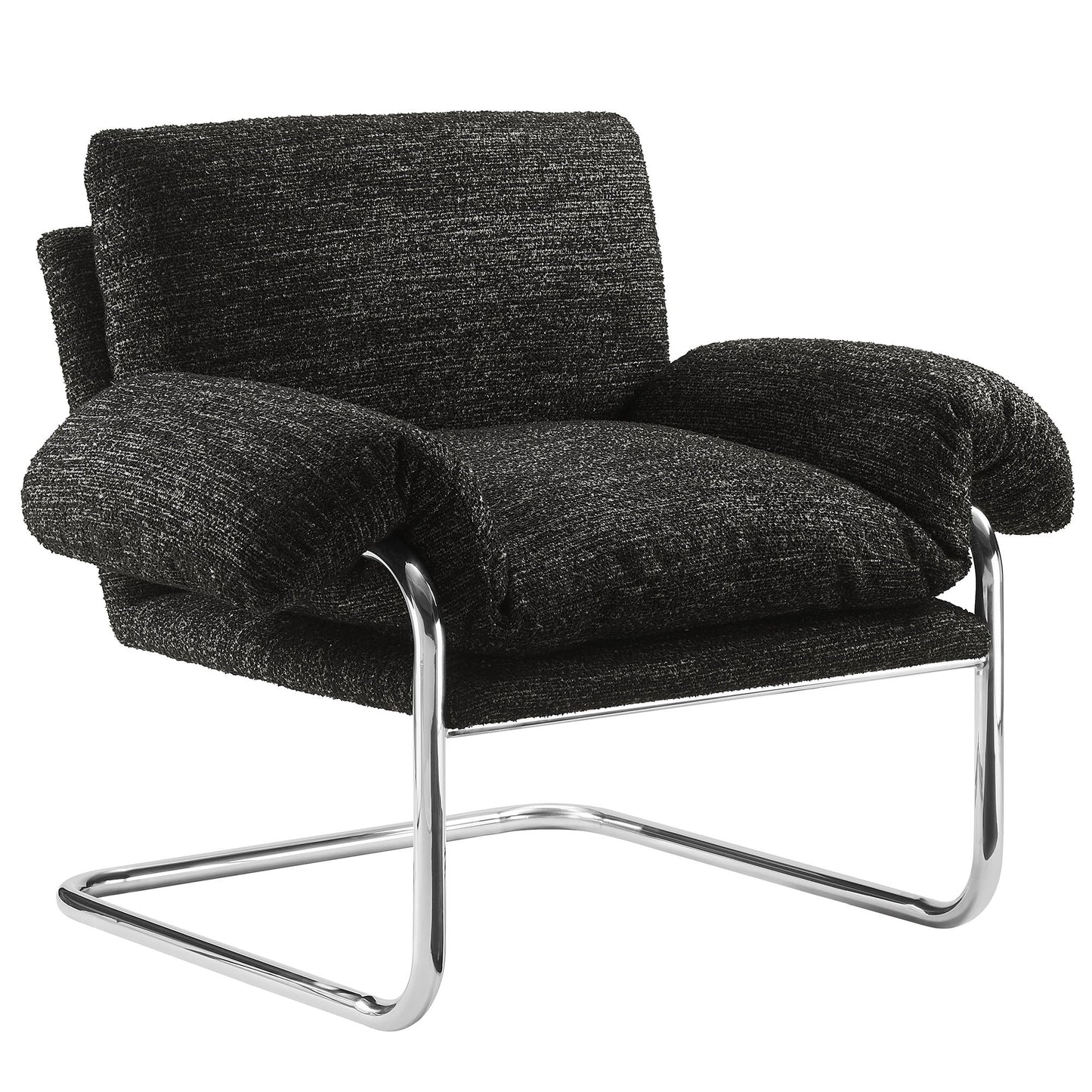Ansel Boucle Fabric Accent Chair – Cozy and Stylish Lounge Chair for Modern Living Rooms