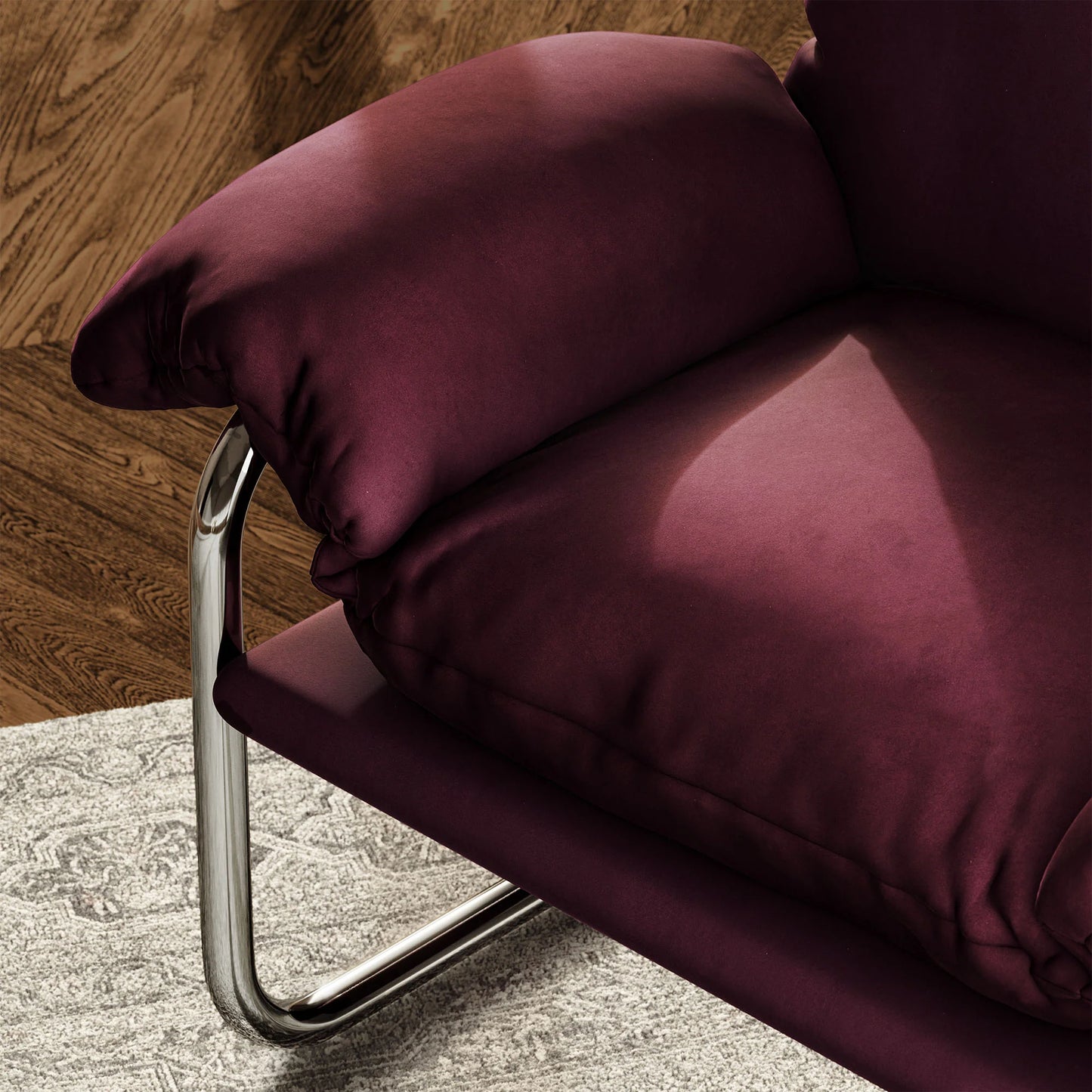 Ansel Boucle Fabric Accent Chair – Cozy and Stylish Lounge Chair for Modern Living Rooms