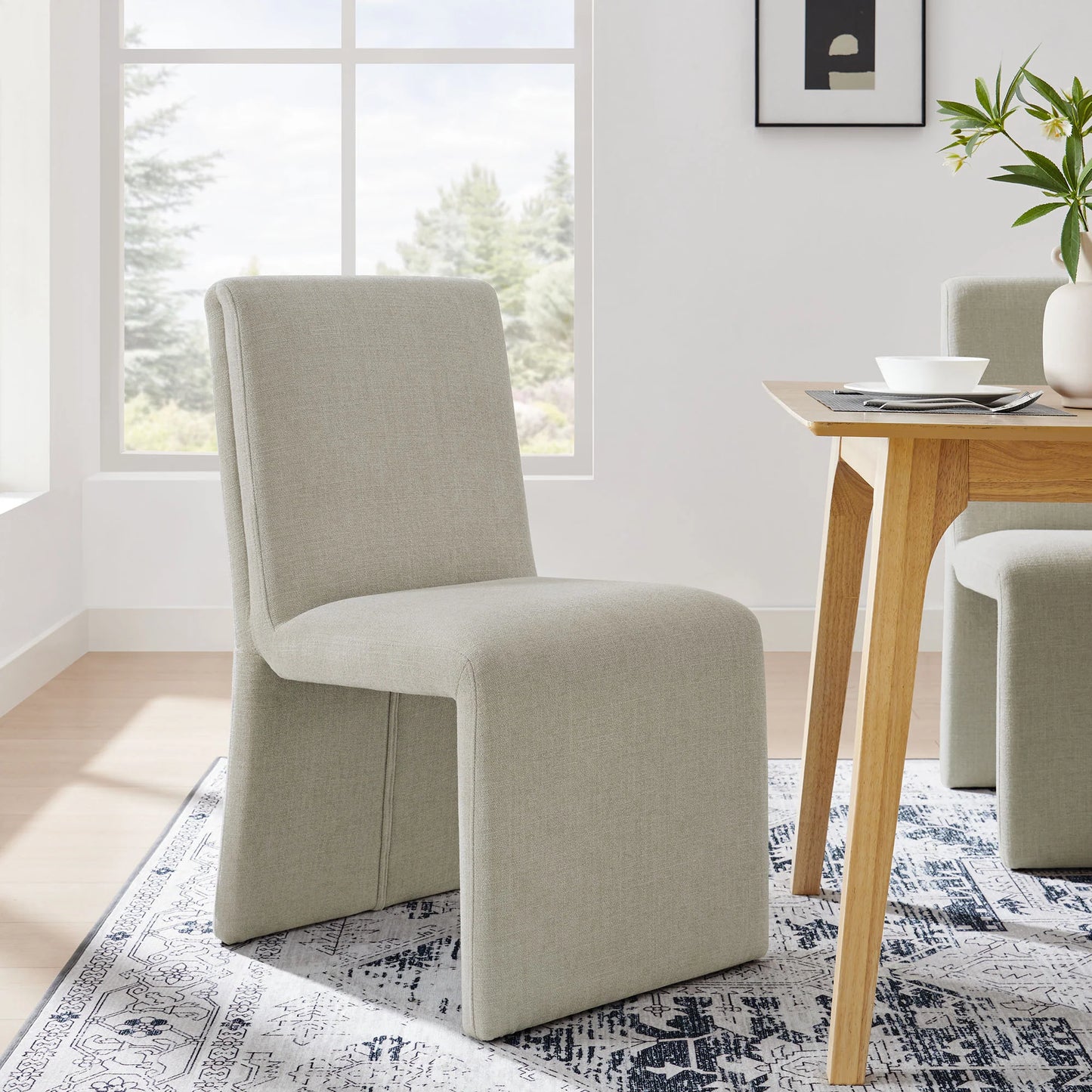 Emory Fabric Upholstered Dining Side Chair – Elegant and Comfortable Chair for Modern Dining Rooms