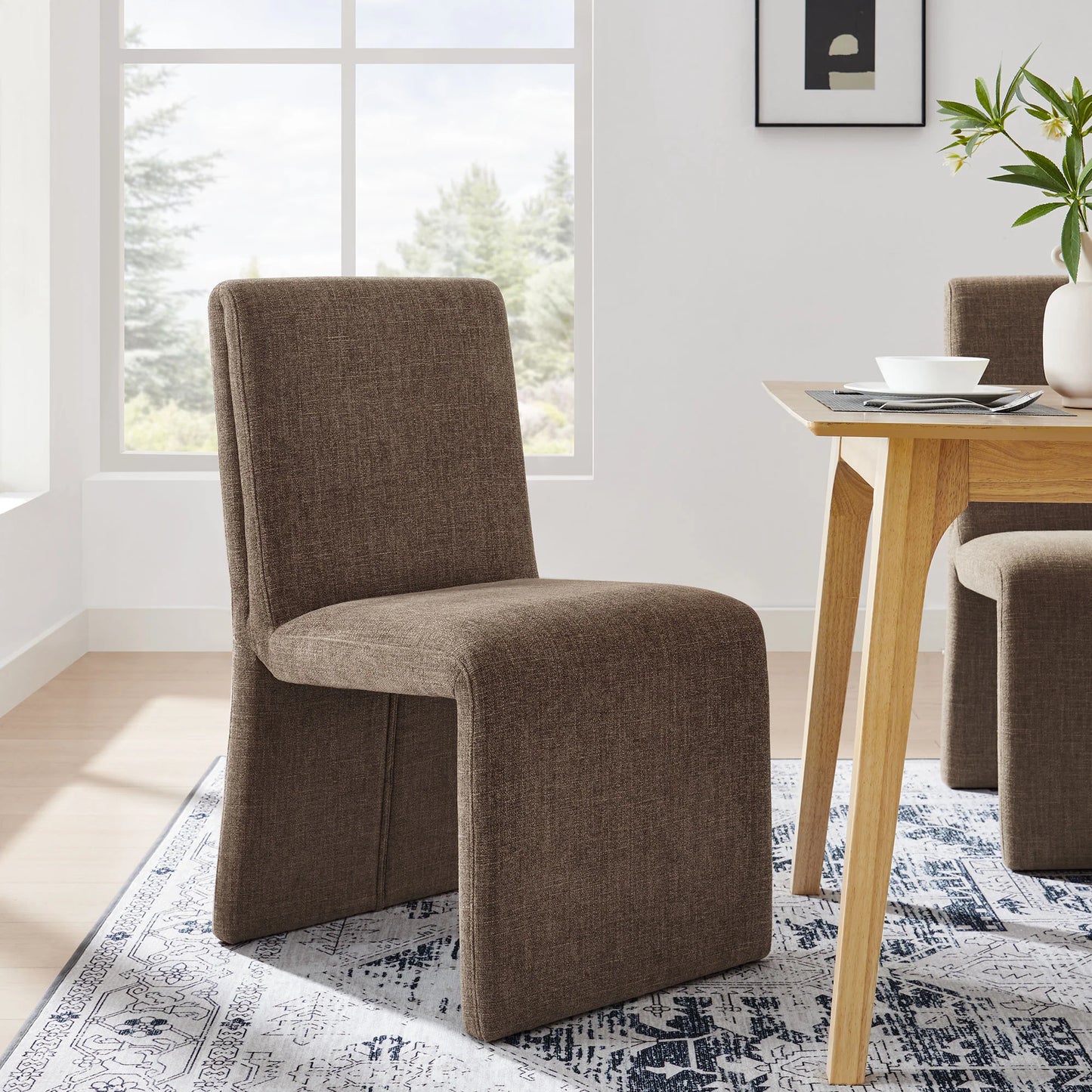 Emory Fabric Upholstered Dining Side Chair – Elegant and Comfortable Chair for Modern Dining Rooms