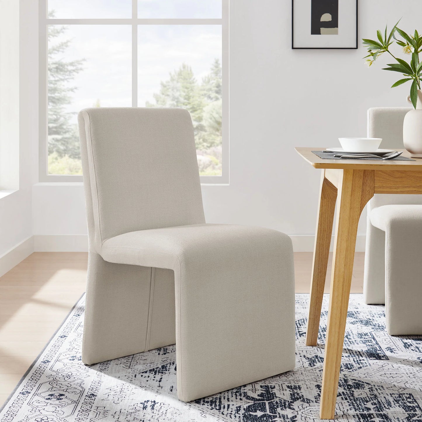 Emory Fabric Upholstered Dining Side Chair – Elegant and Comfortable Chair for Modern Dining Rooms