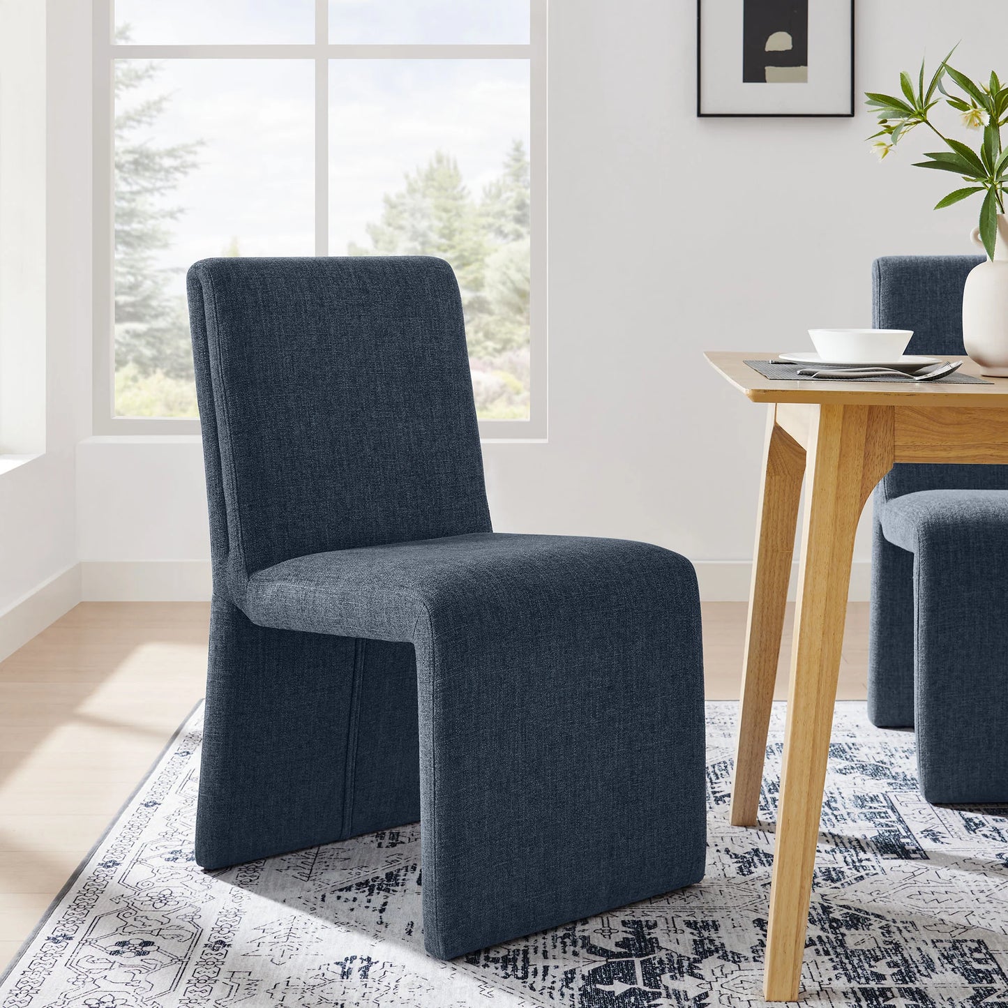 Emory Fabric Upholstered Dining Side Chair – Elegant and Comfortable Chair for Modern Dining Rooms