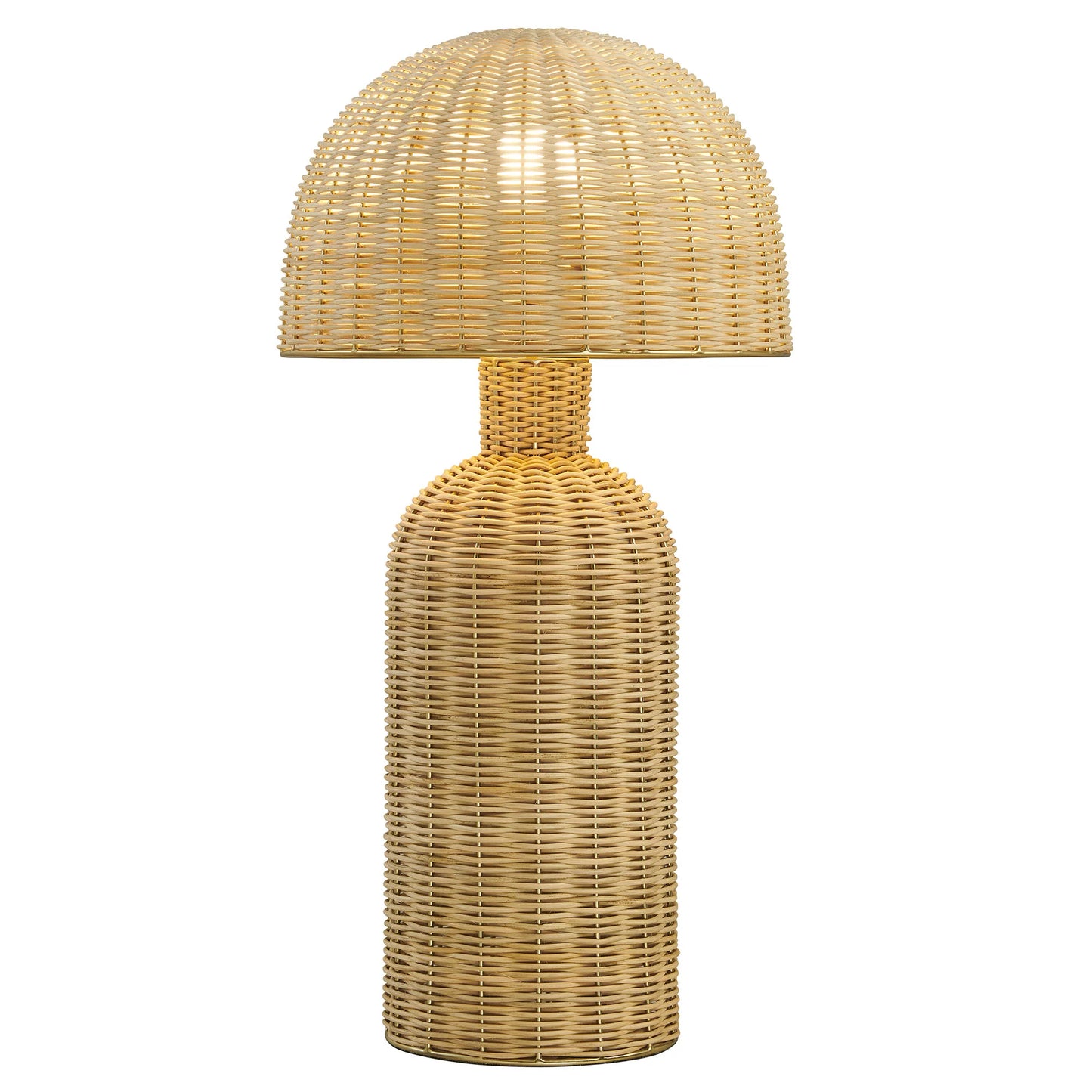 Briar Rattan Table Lamp β Natural Woven Texture for a Warm, Organic Glow