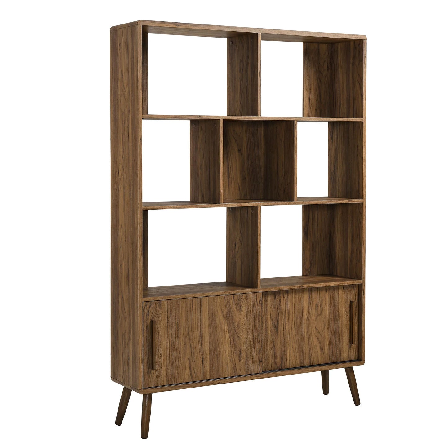 Transmit 45" Bookcase with Sliding Doors β Modern and Space-Saving Storage Solution for Home Offices and Living Rooms