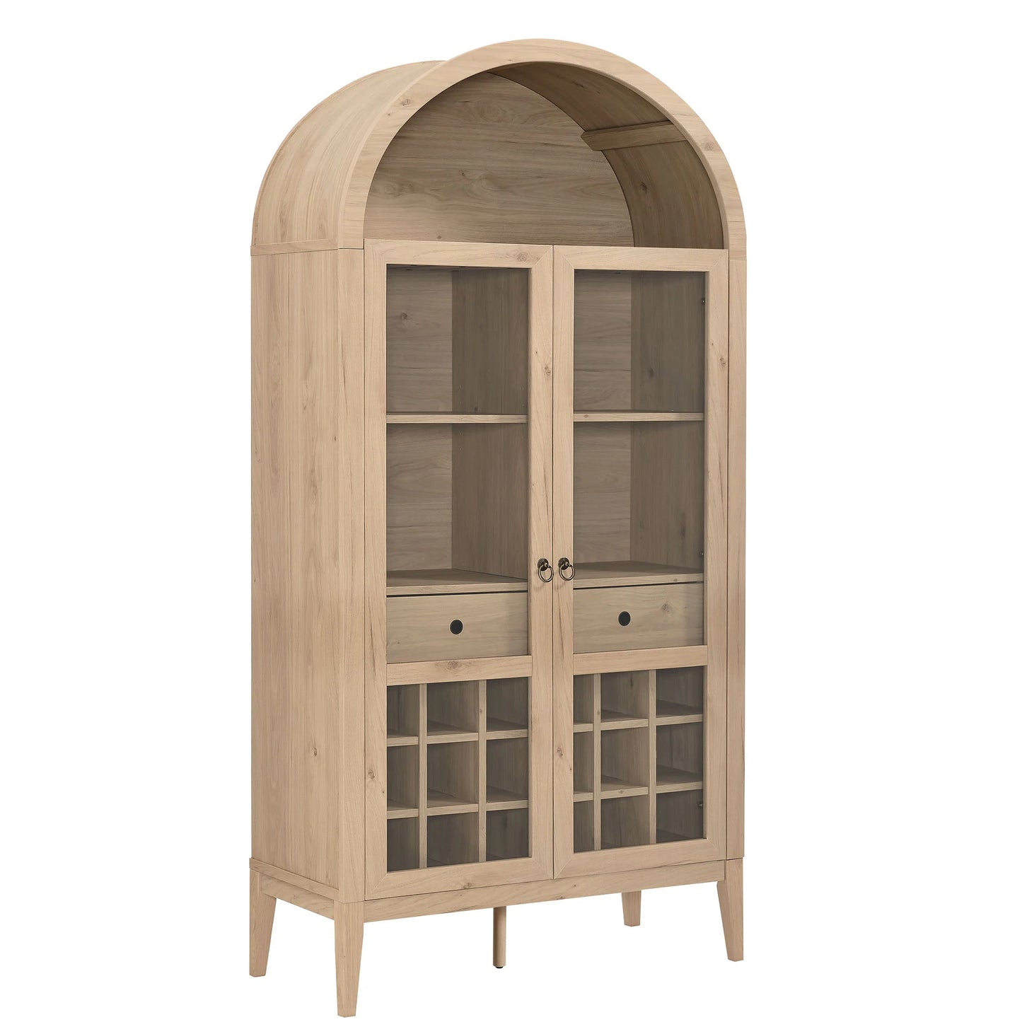Nolan Arched Bar Cabinet – Stylish Storage Solution for Home Bars and Entertaining Spaces